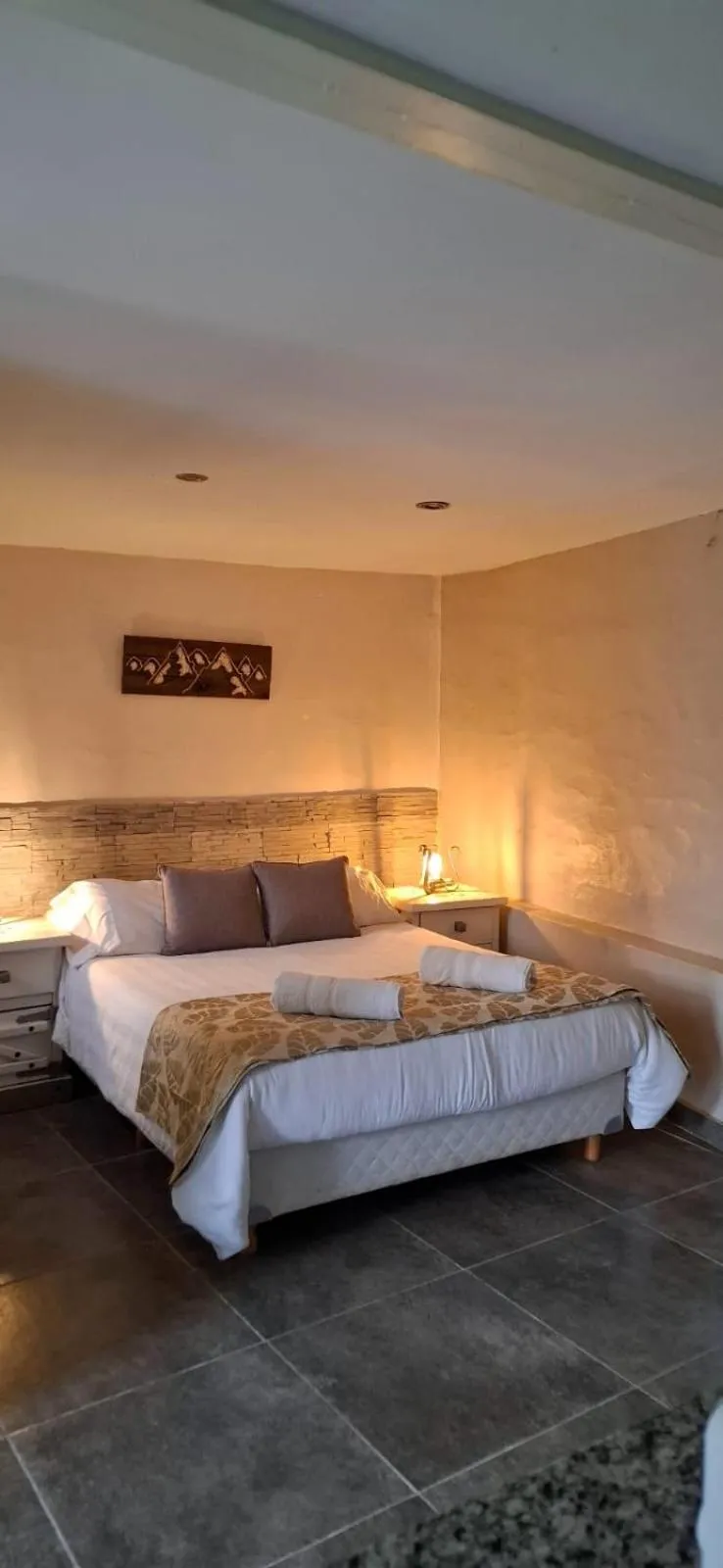 Bed in La Fontana Cabañas