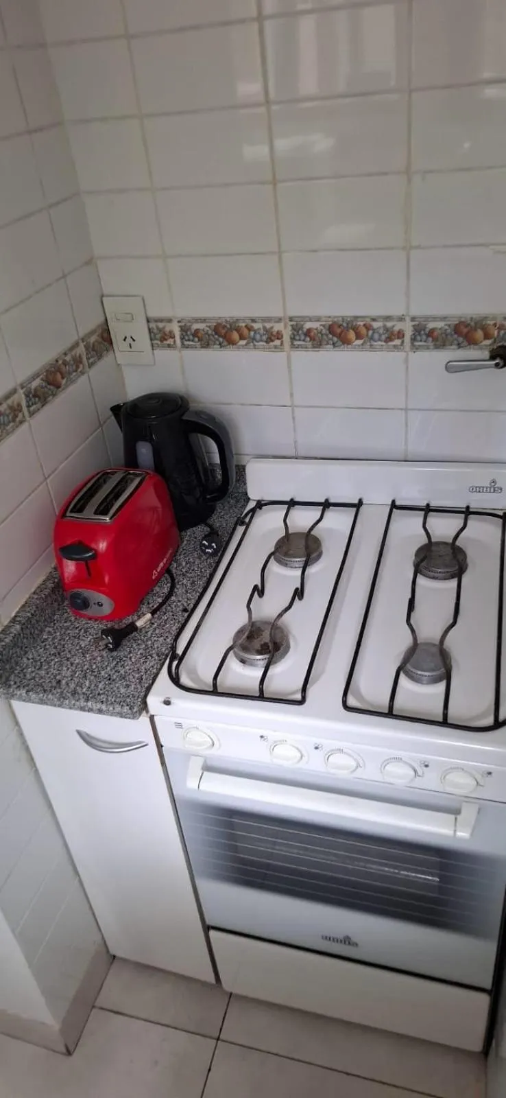 Kitchen or kitchenette in La Fontana Cabañas