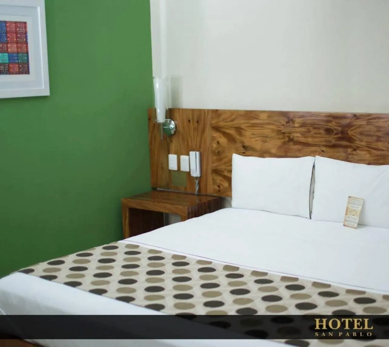 Bed in Hotel San Pablo