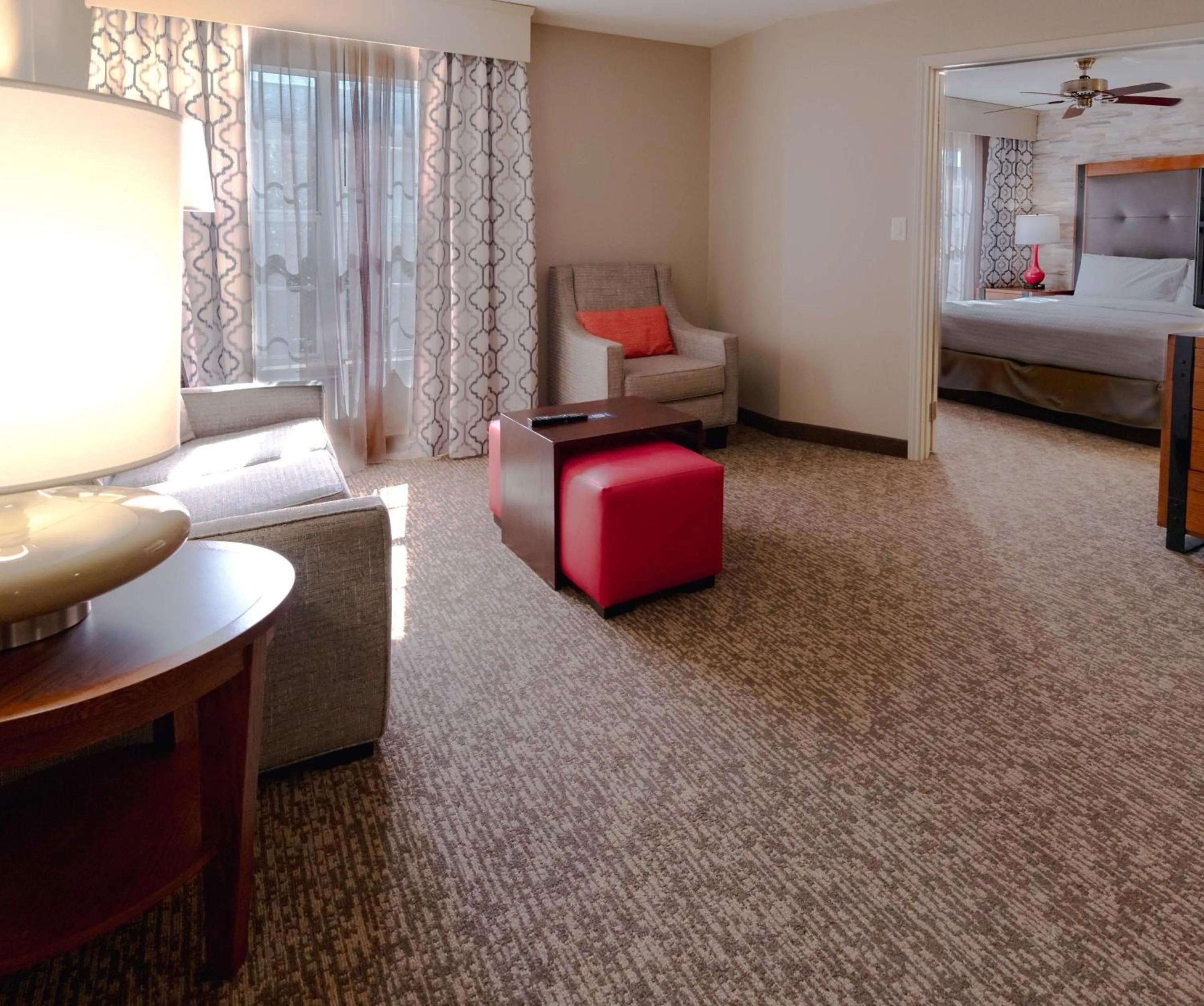 Living room, Bed in Homewood Suites by Hilton Ft. Worth-Bedford