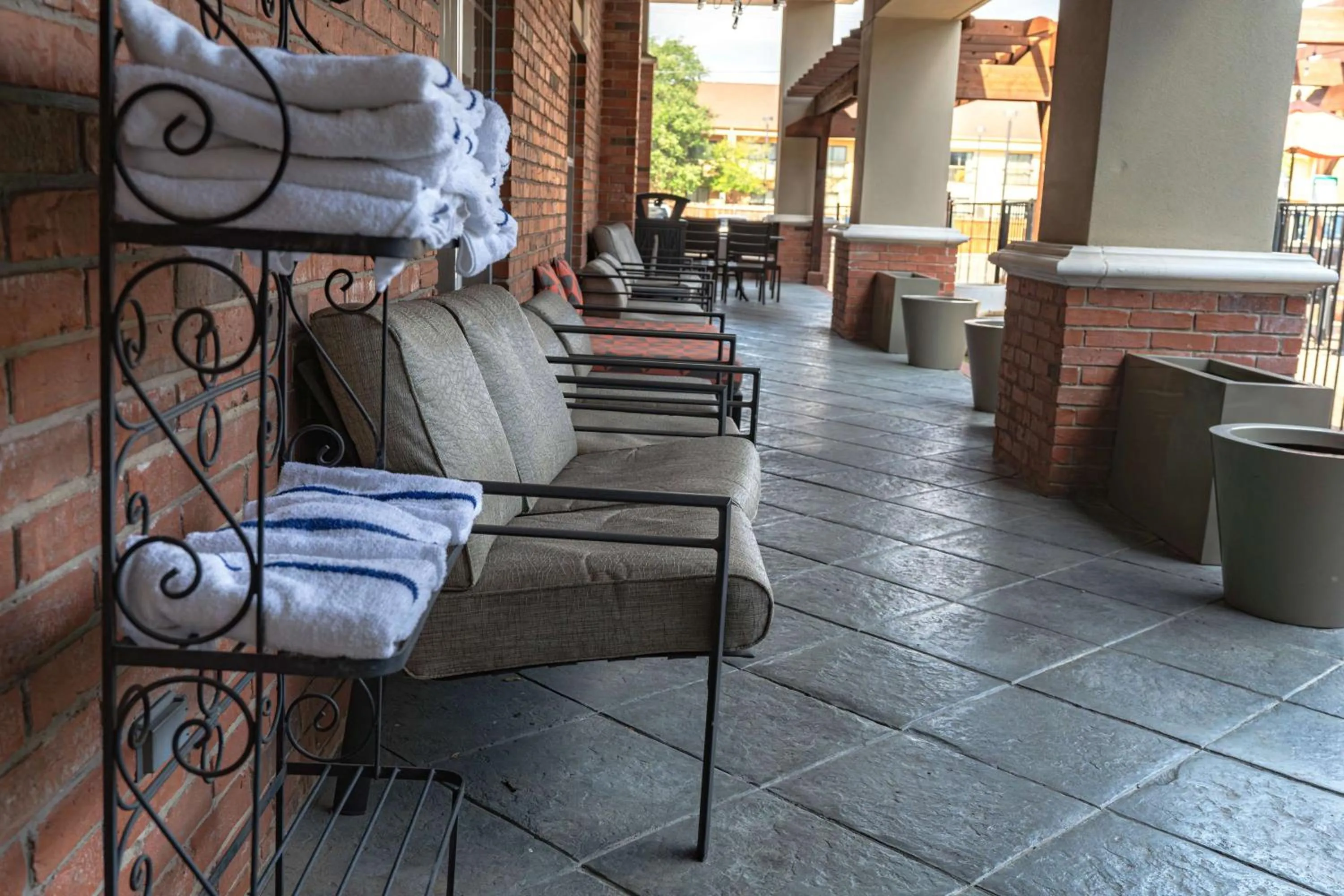 Patio in Homewood Suites by Hilton Ft. Worth-Bedford