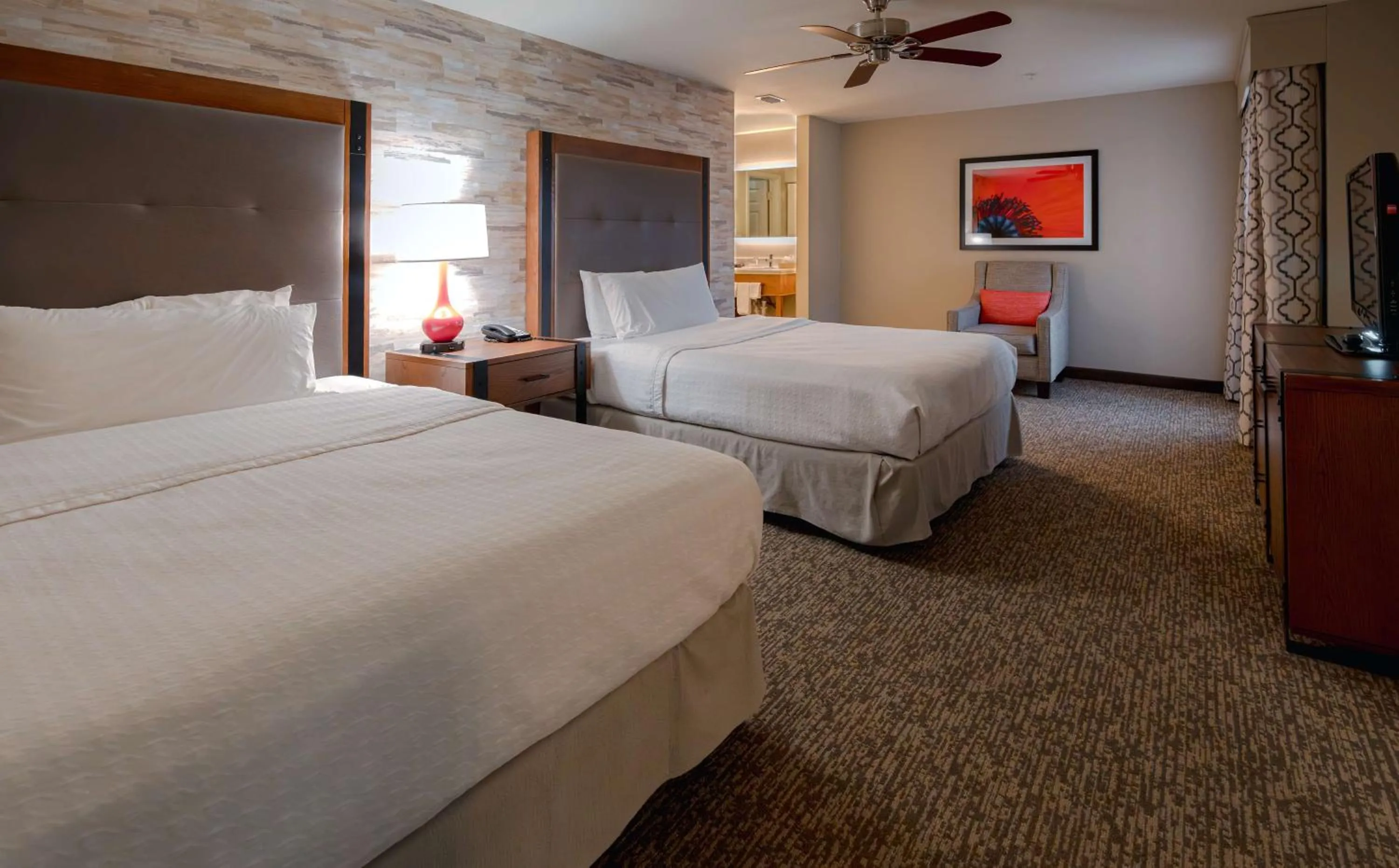 Bed in Homewood Suites by Hilton Ft. Worth-Bedford