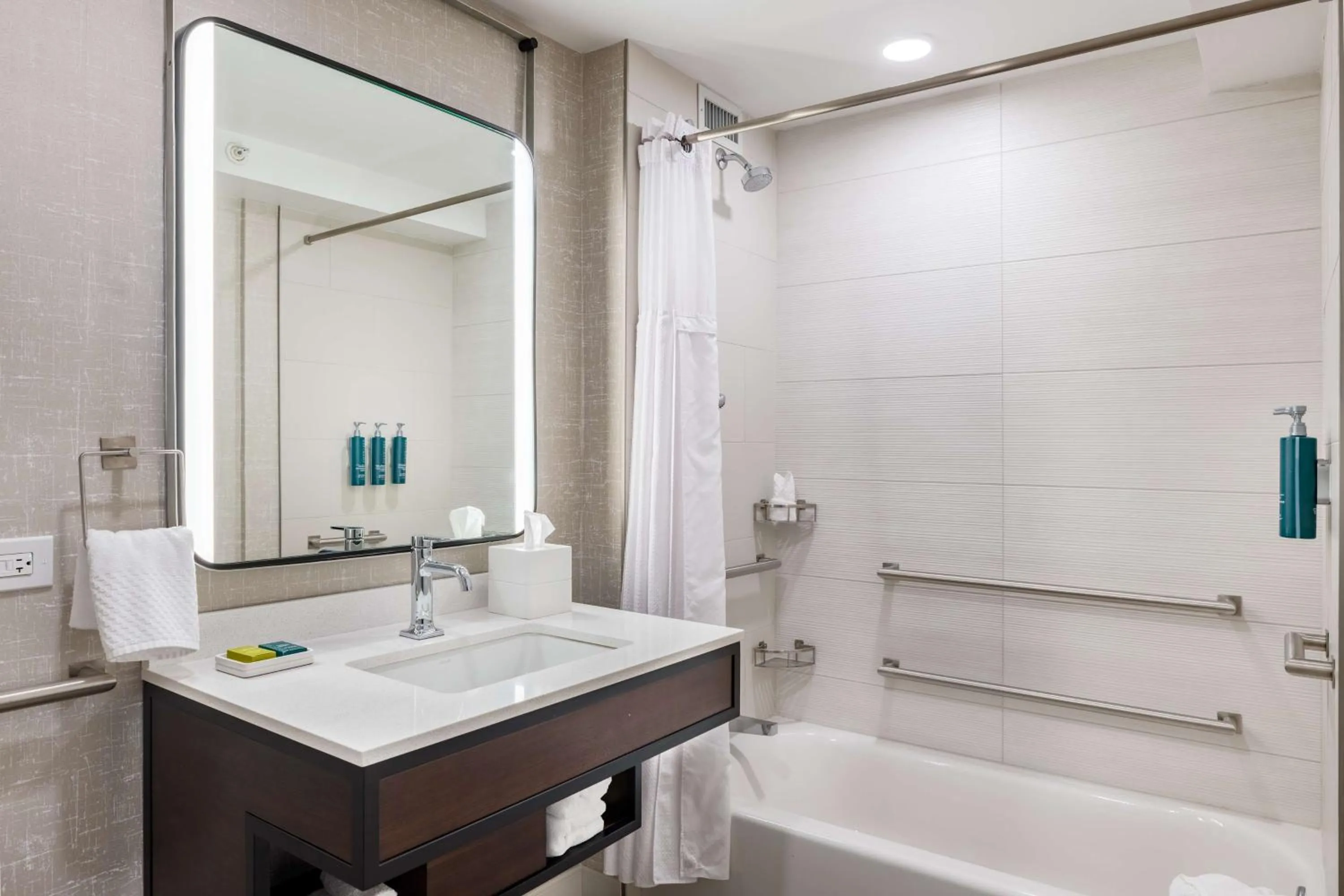 Bathroom in Hilton Galveston Island Resort