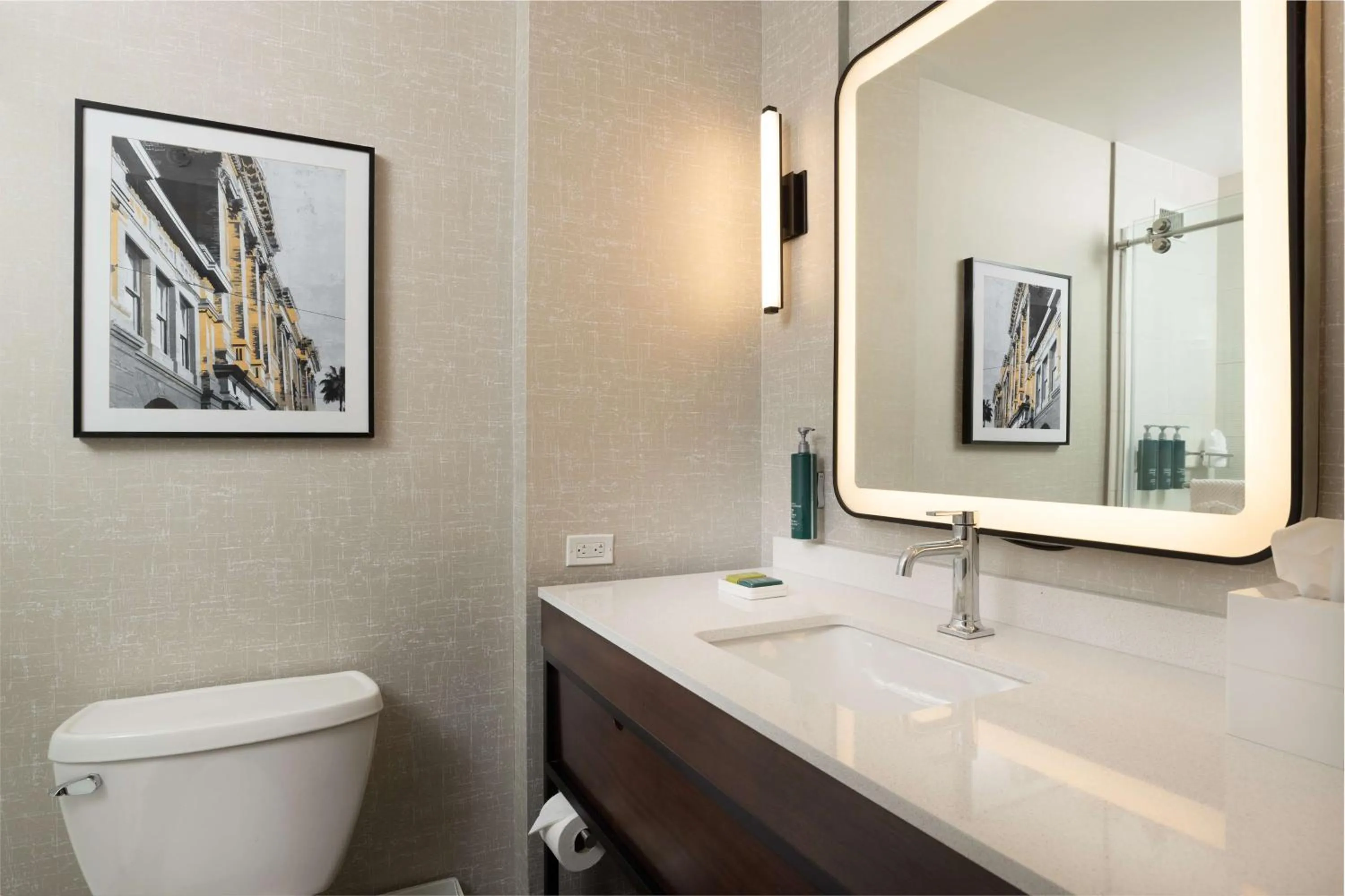 Bathroom in Hilton Galveston Island Resort