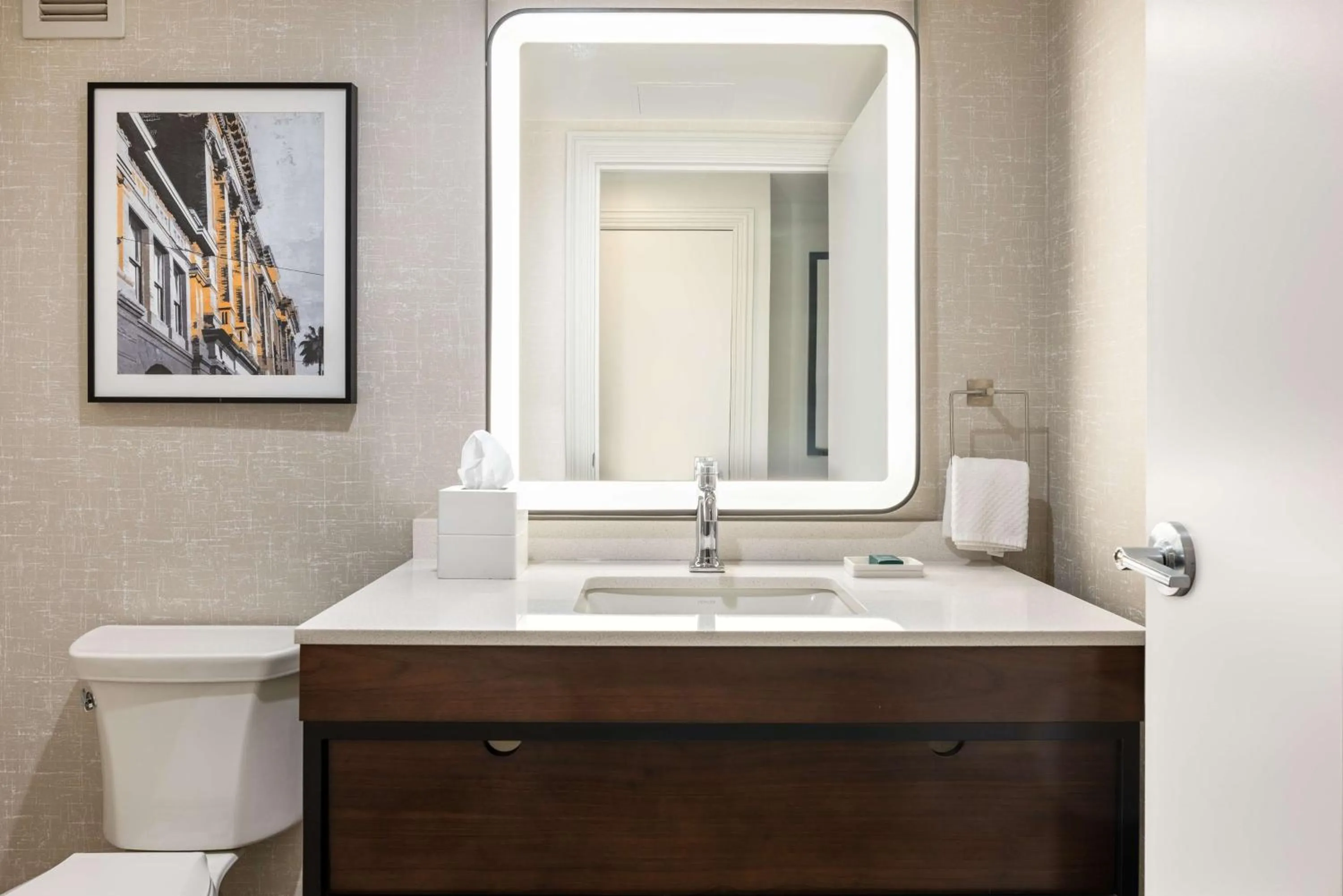 Bathroom in Hilton Galveston Island Resort