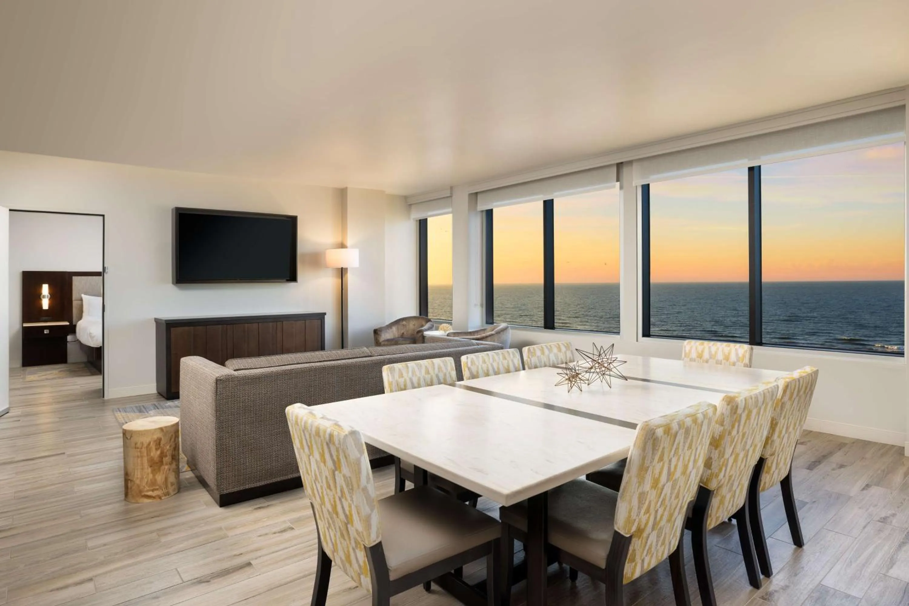 Living room in Hilton Galveston Island Resort
