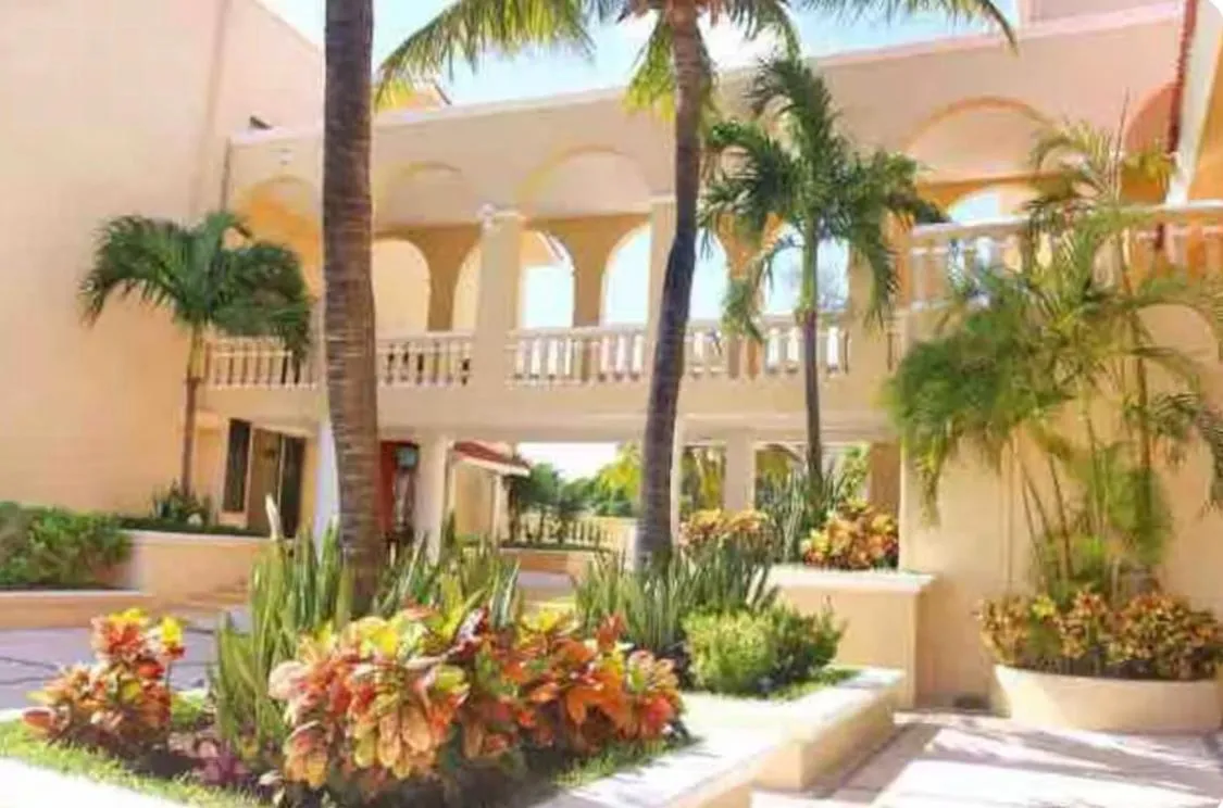 Quiet street view in Caribbean apartment