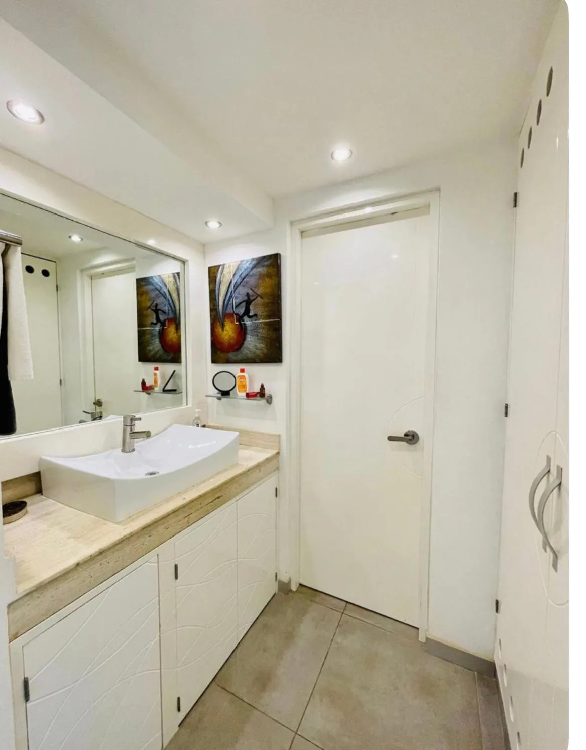 Toilet in Caribbean apartment