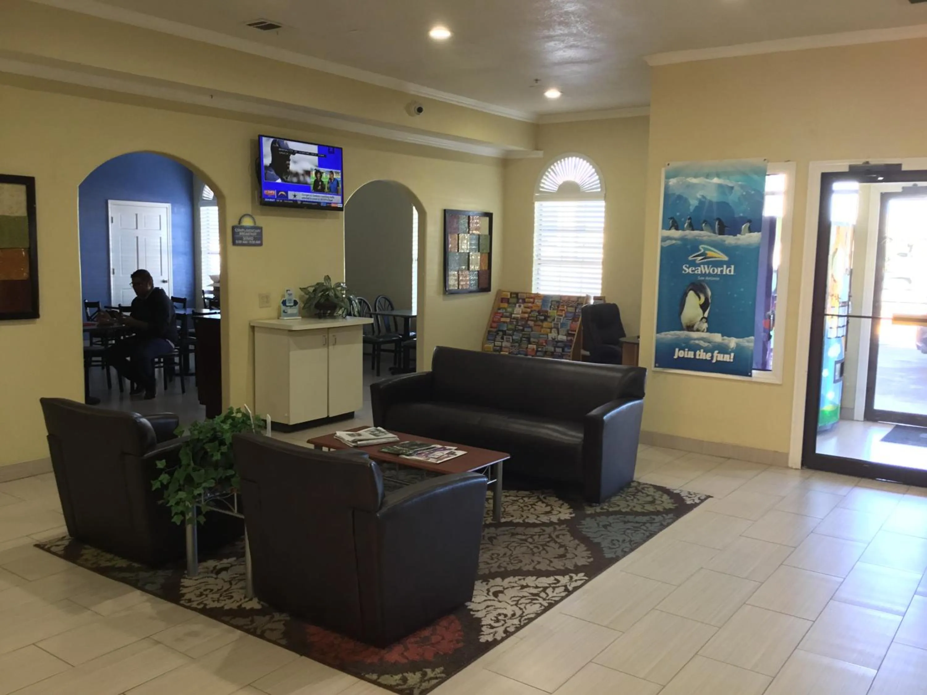 Lobby or reception in Days Inn by Wyndham Near Seaworld San Antonio