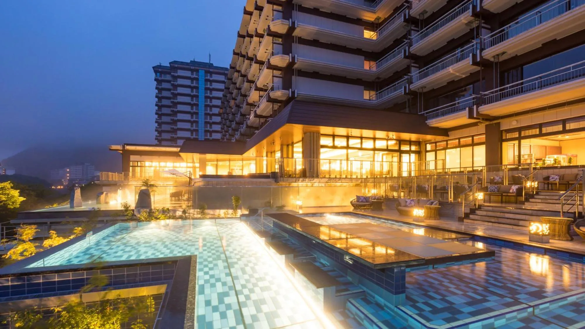 Hot Spring Bath in Kinugawa Hotel Mikazuki