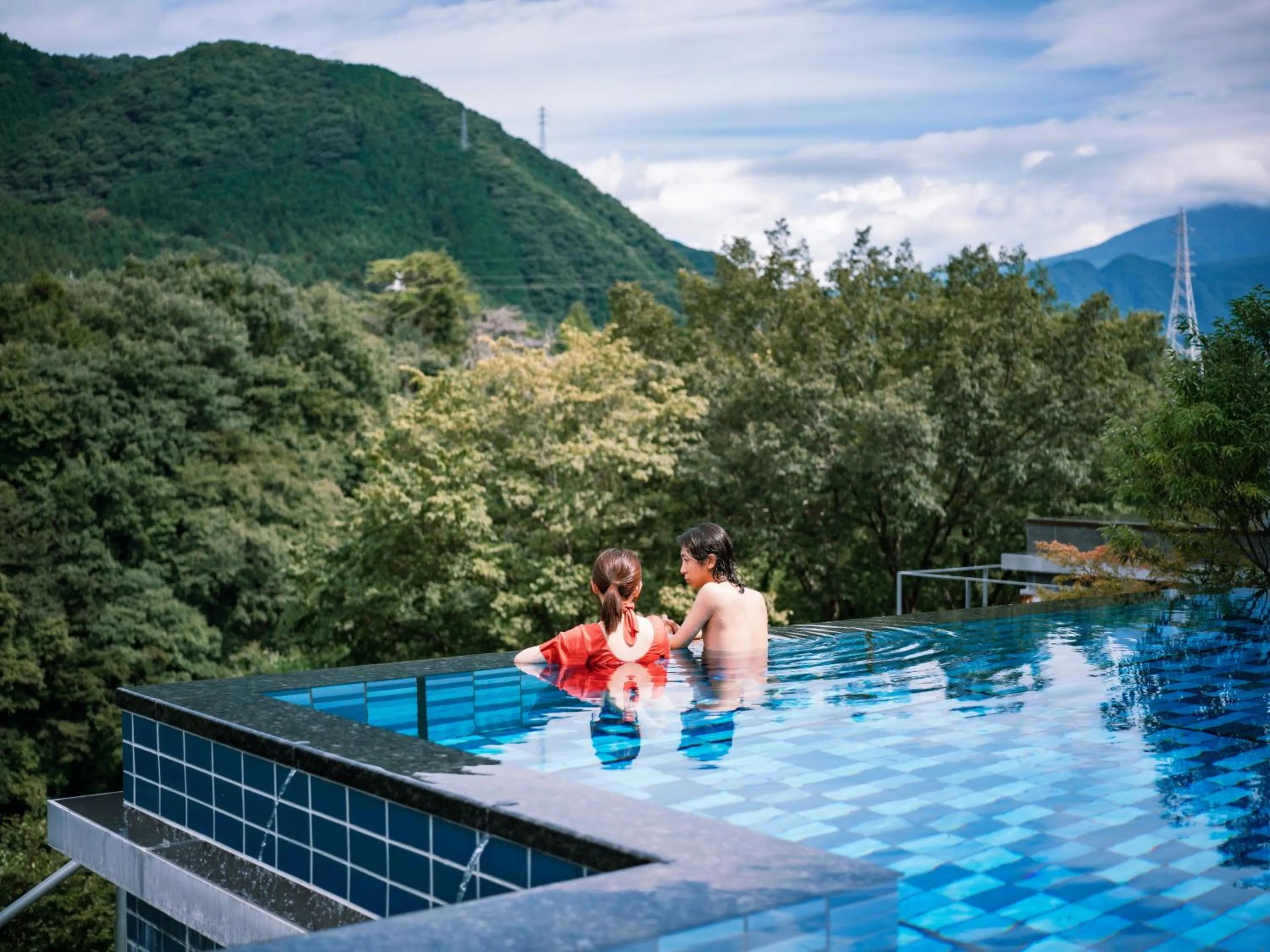 Hot Spring Bath in Kinugawa Hotel Mikazuki