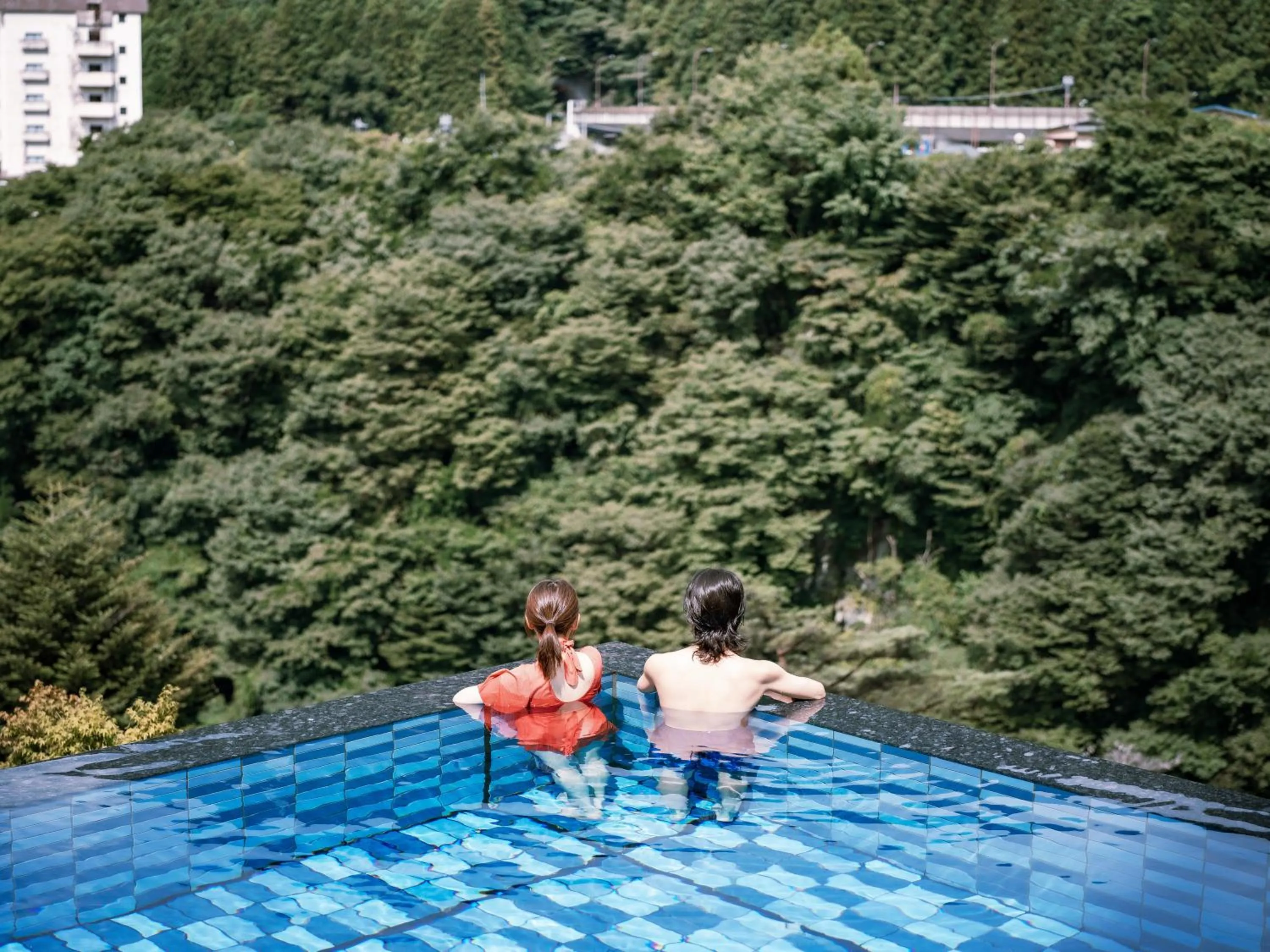 Hot Spring Bath in Kinugawa Hotel Mikazuki