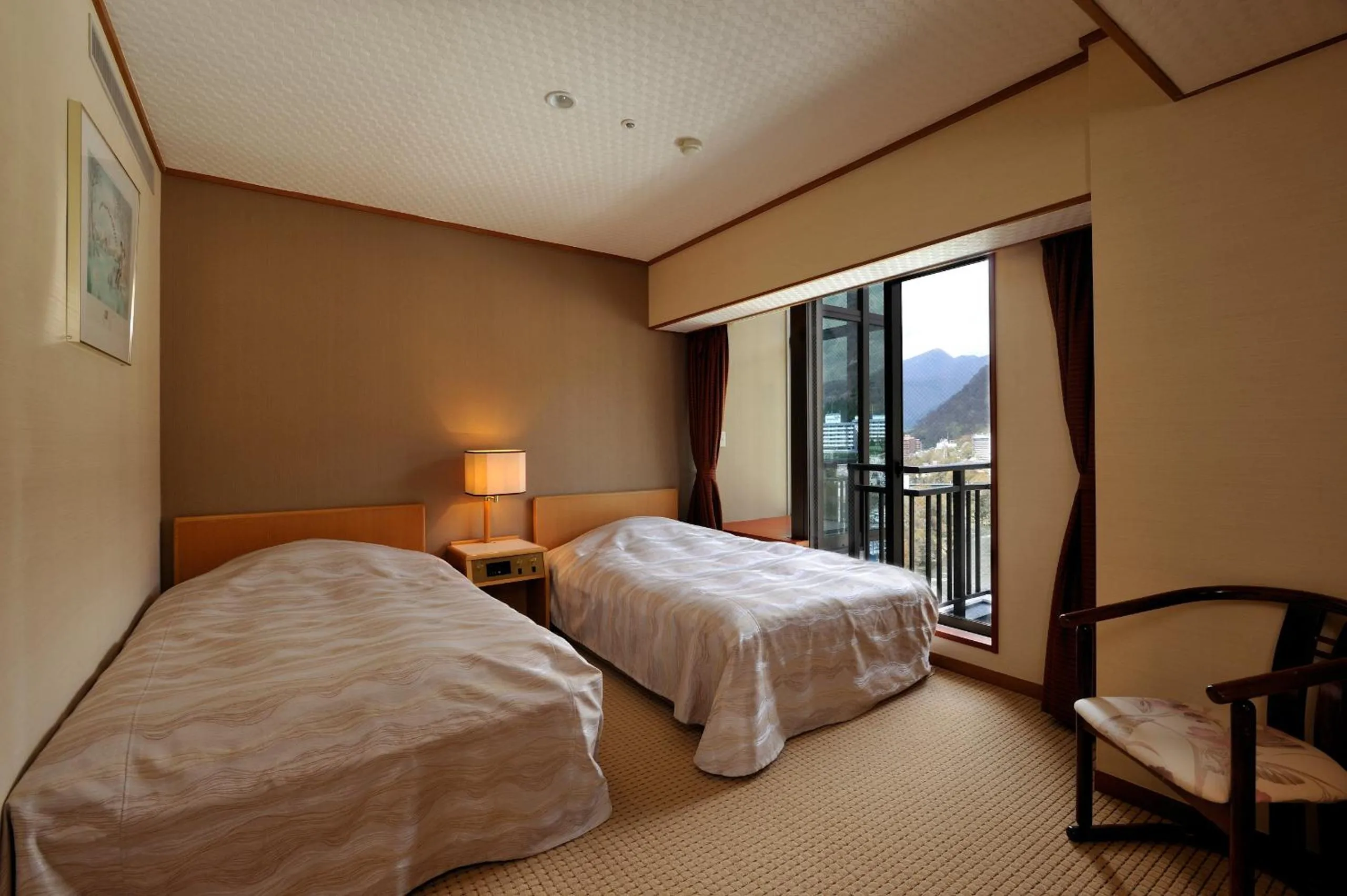 Photo of the whole room, Bed in Kinugawa Hotel Mikazuki