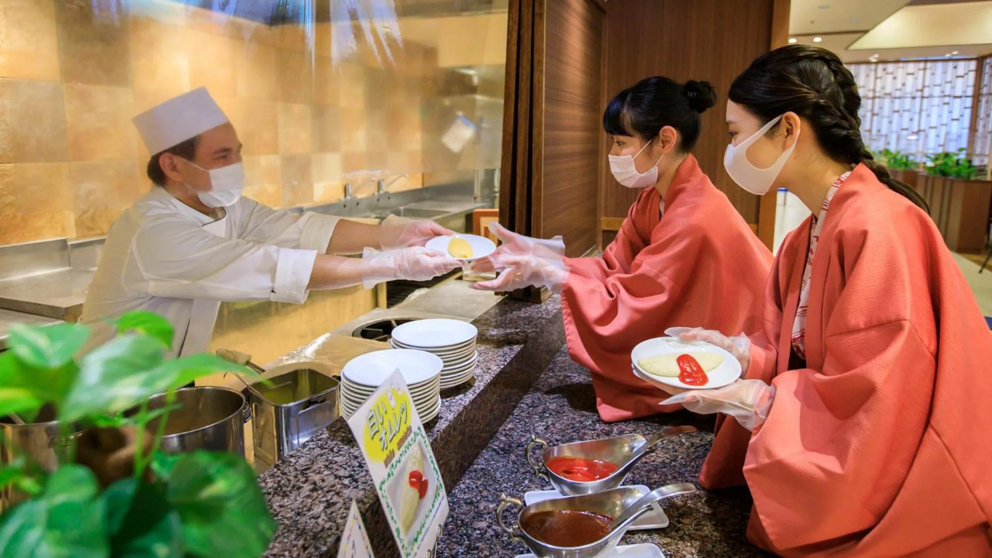 Buffet breakfast in Kinugawa Hotel Mikazuki