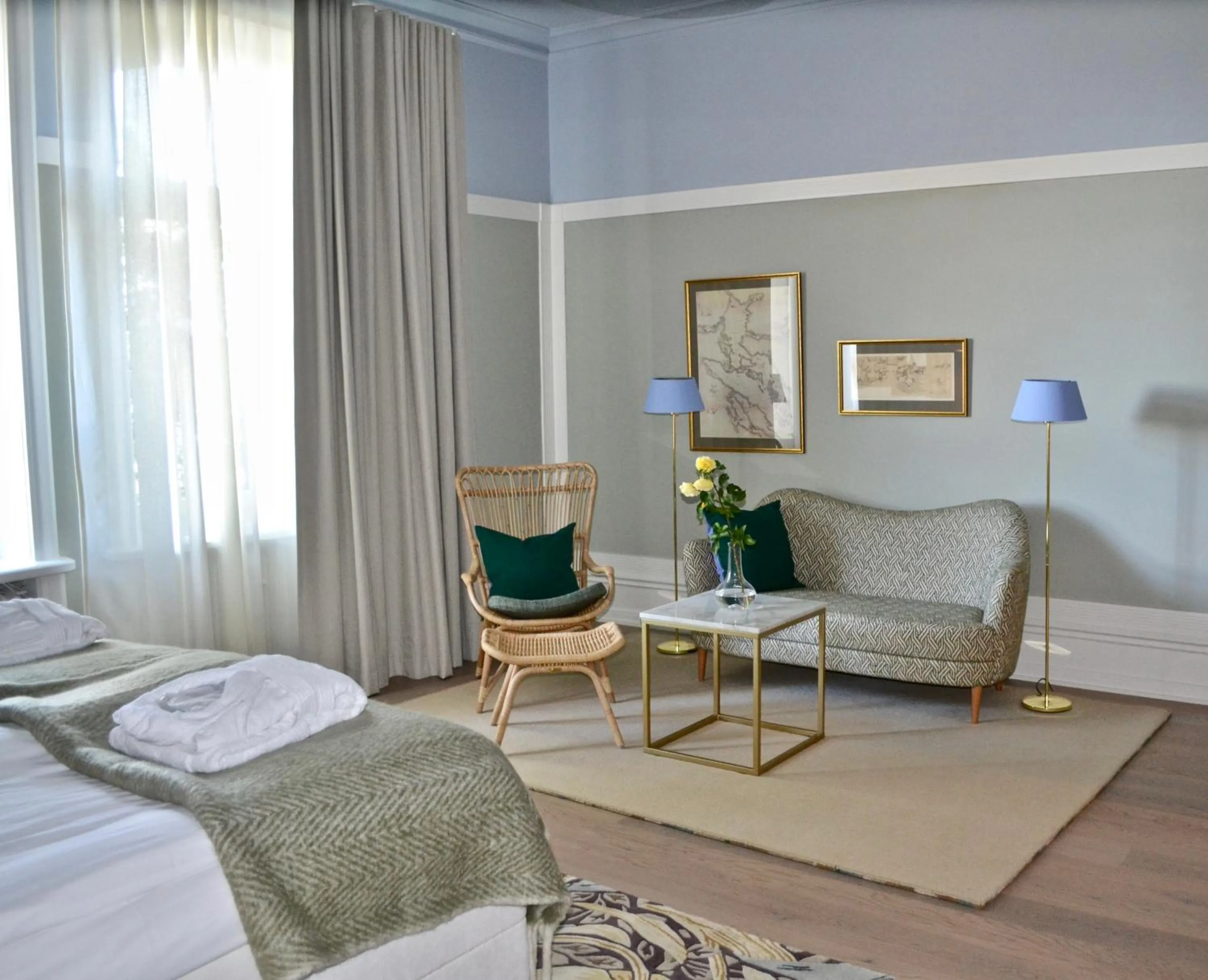 Seating area in Grand Hotel Saltsjöbaden