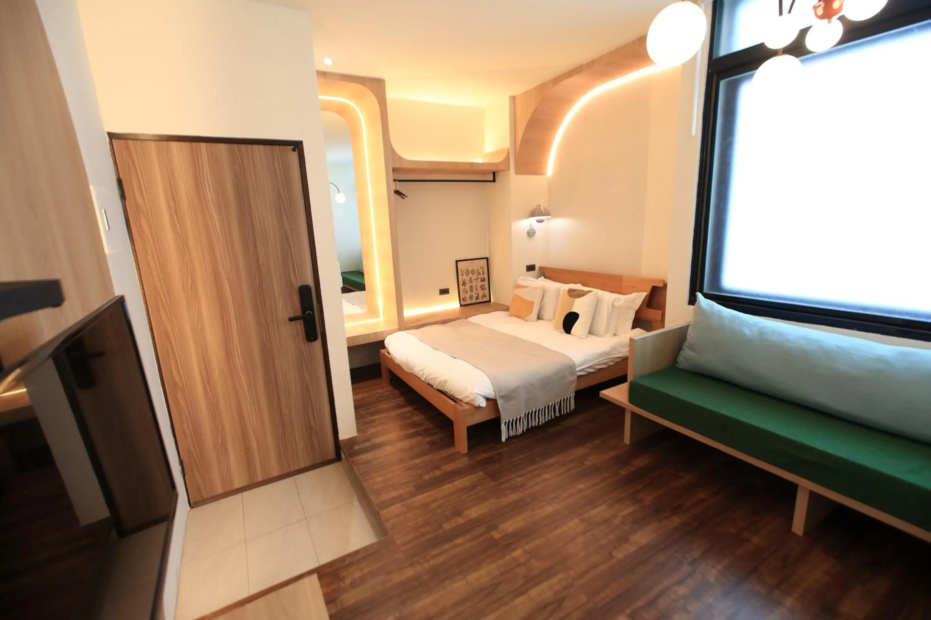 Bed in Green Inn Kaohsiung