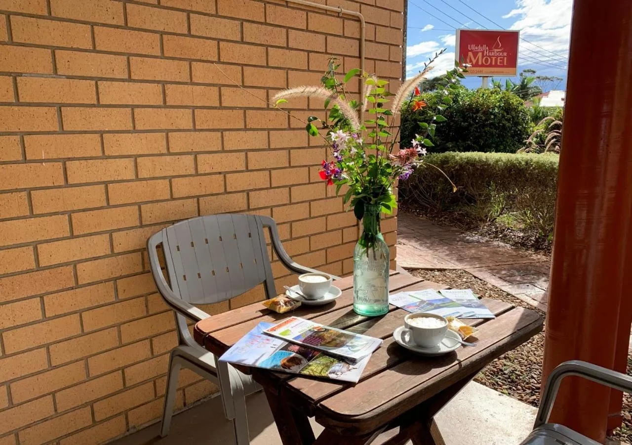 Patio in Ulladulla Harbour Motel