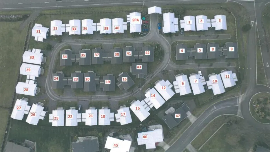 Bird's eye view in Rocky Mountain Chalets Ohakune