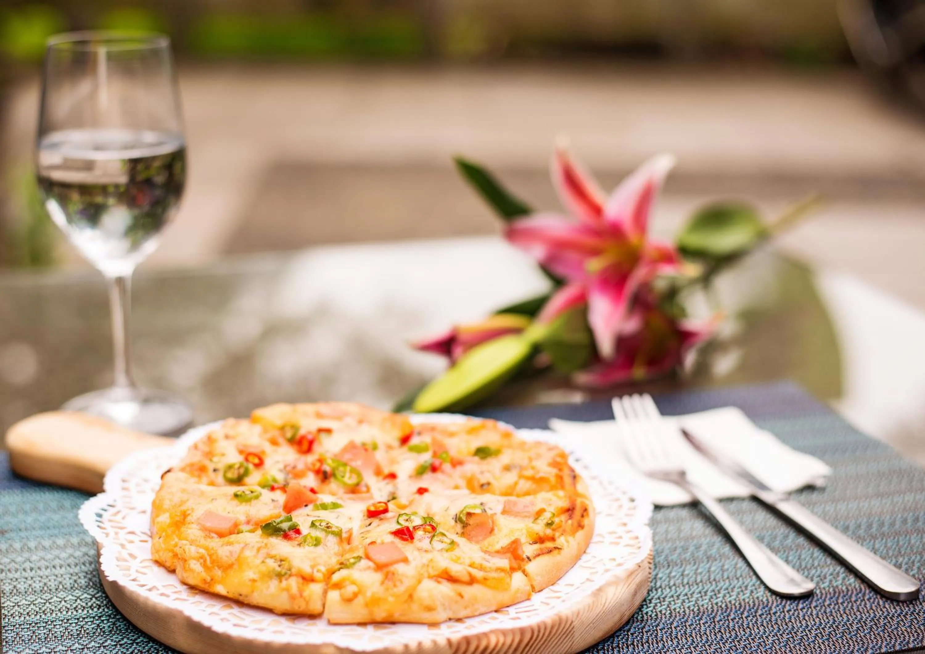 Food close-up in Secret Courtyard Resort Hotel