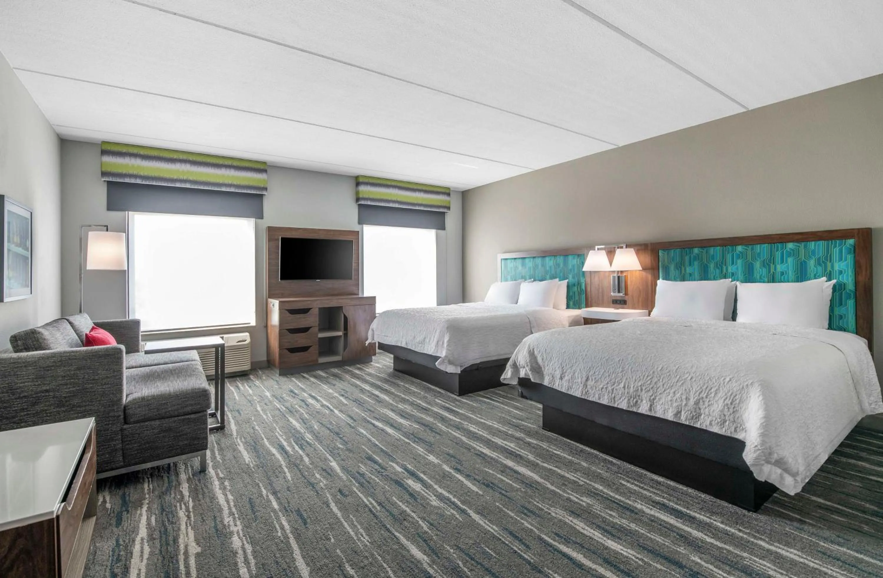 Living room, Bed in Hampton Inn & Suites Dallas-Allen