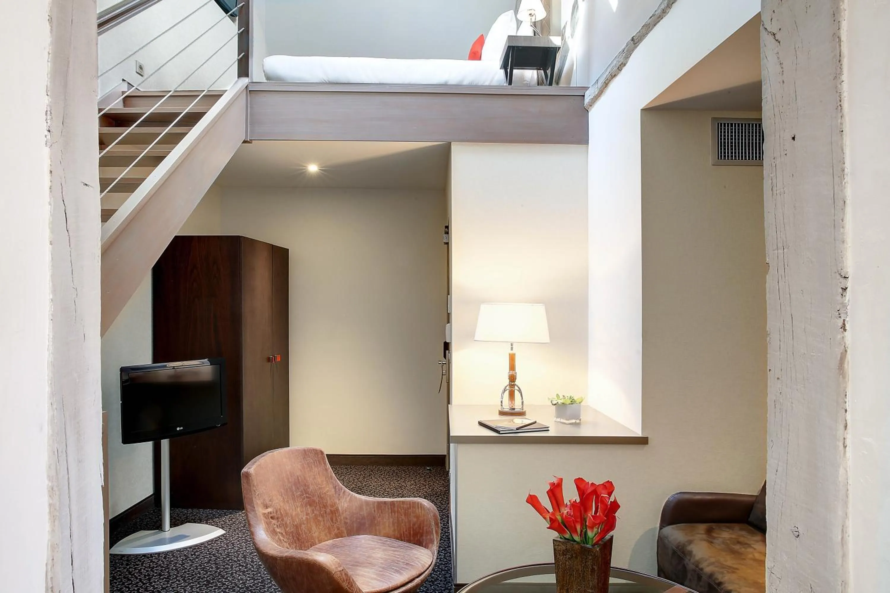 Seating area in Best Western Premier de La Poste & Spa