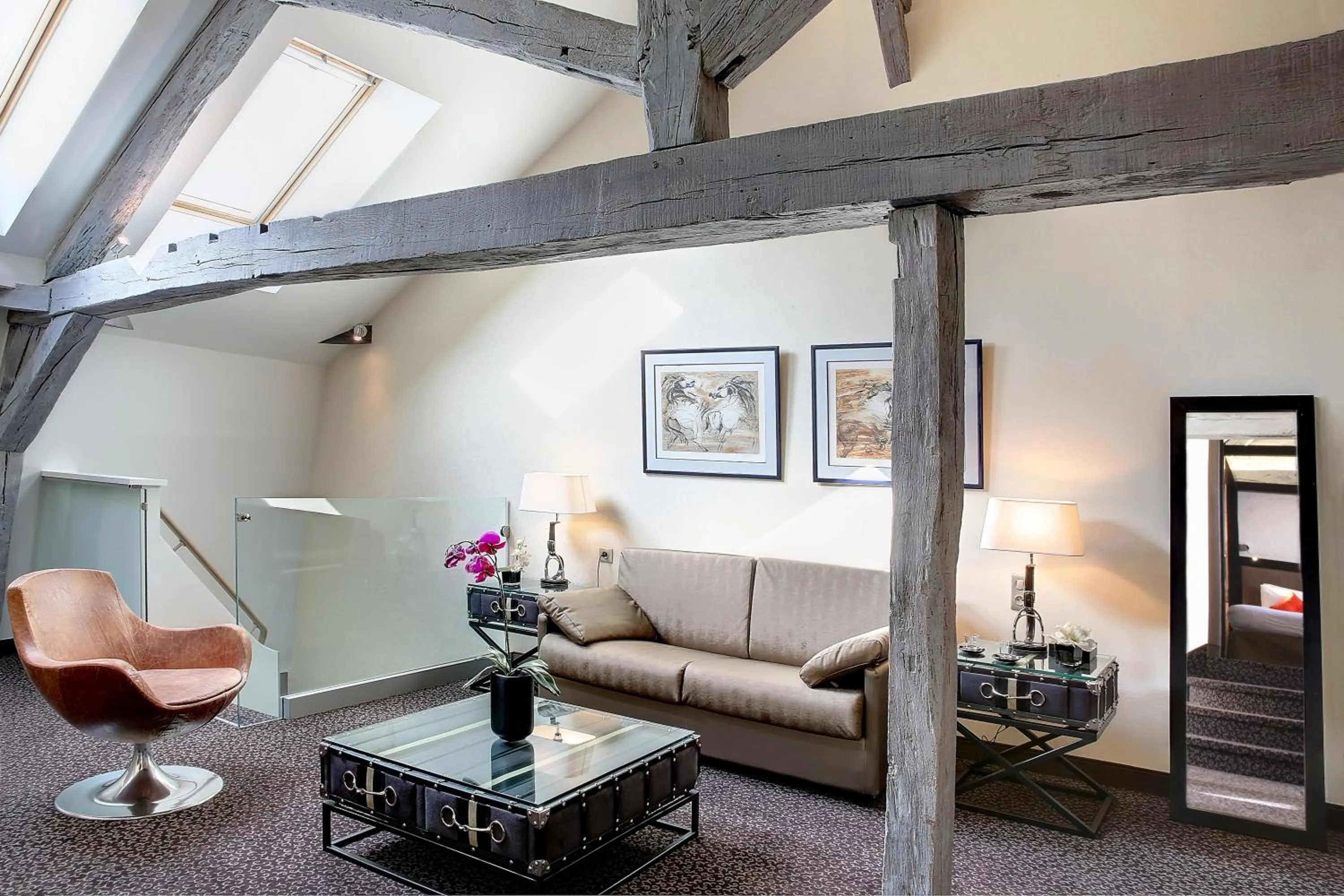 Living room in Best Western Premier de La Poste & Spa