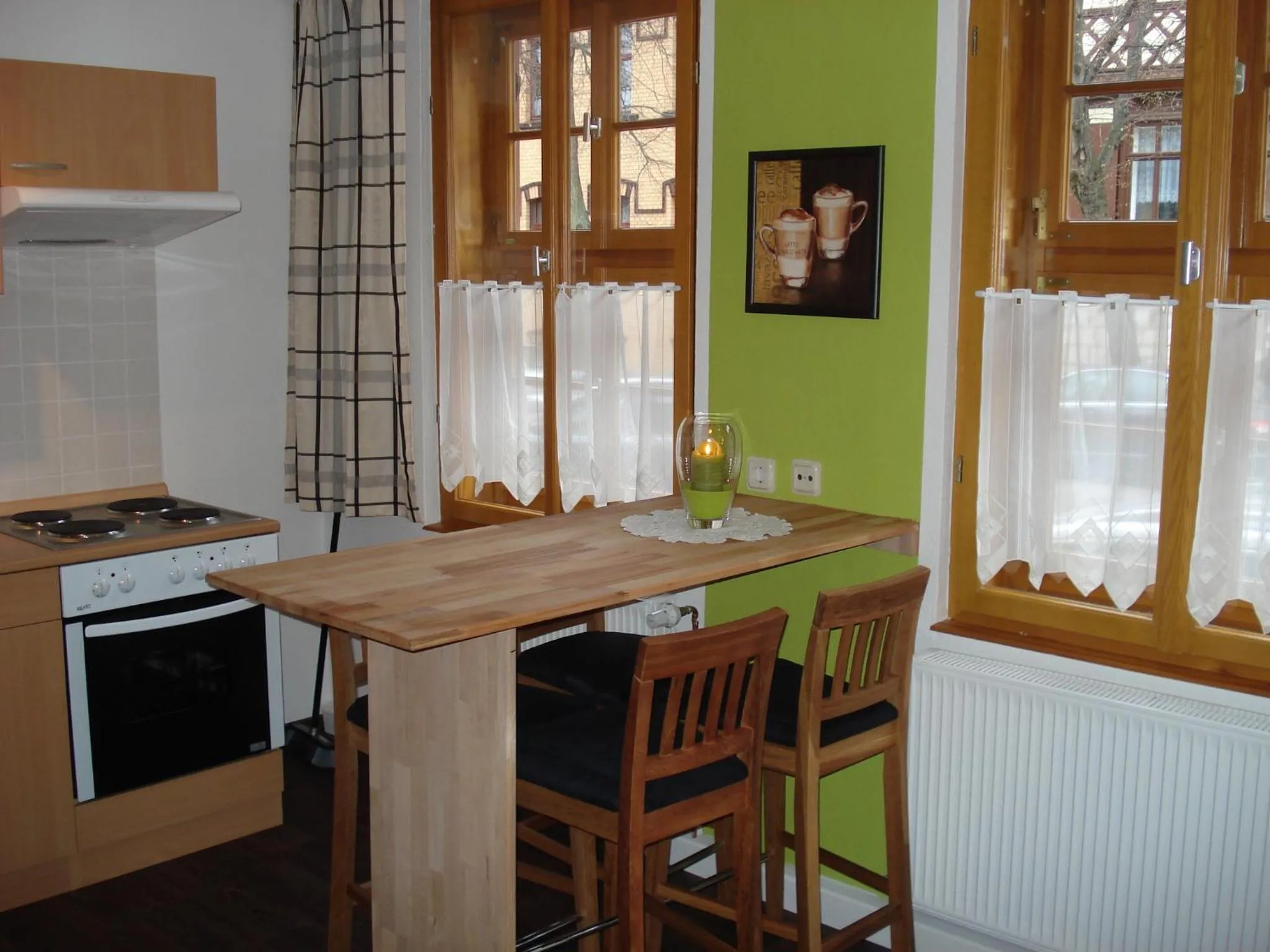 Kitchen or kitchenette in Ferienhaus am Oeringer Tor