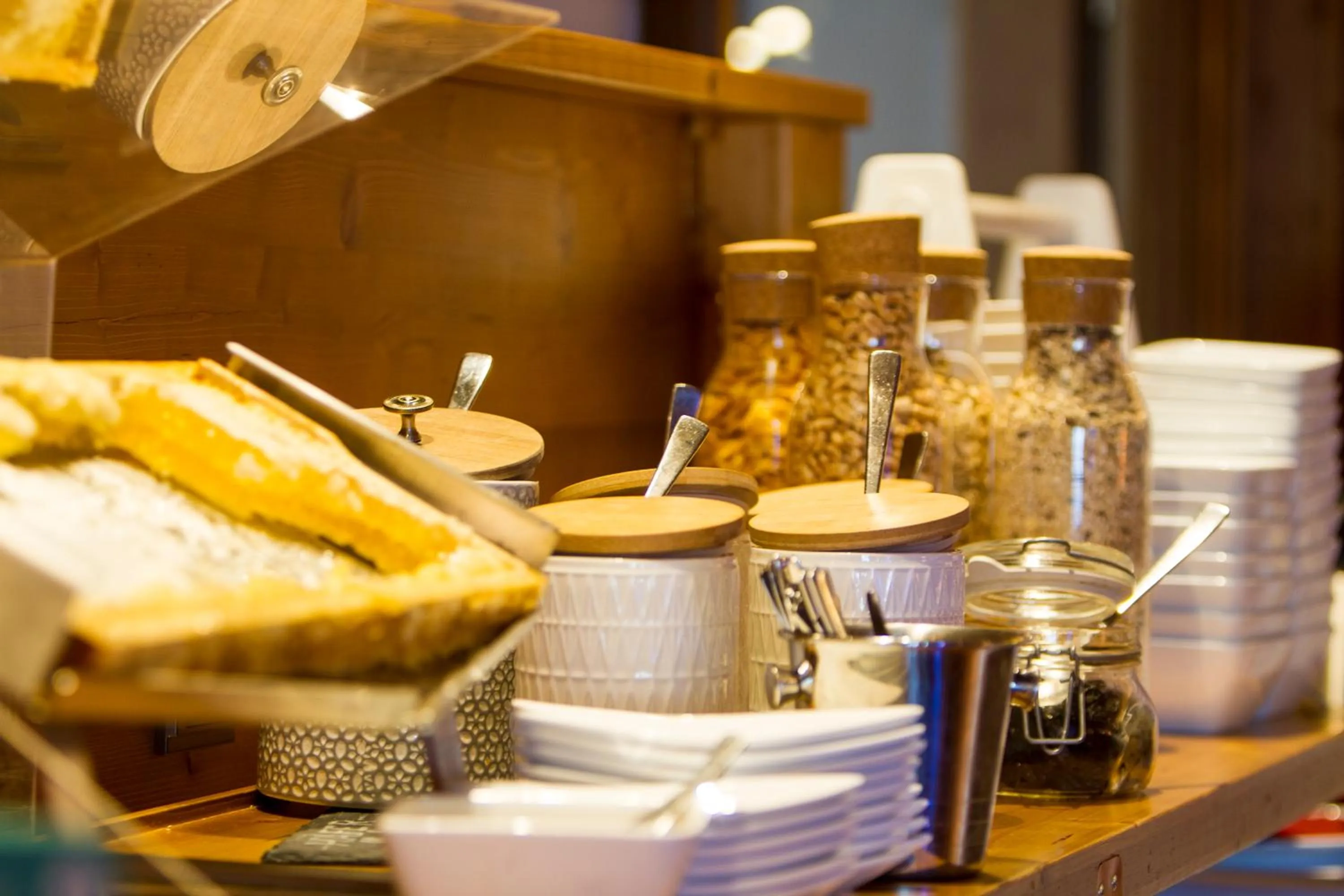 Buffet breakfast in Hotel Seehof