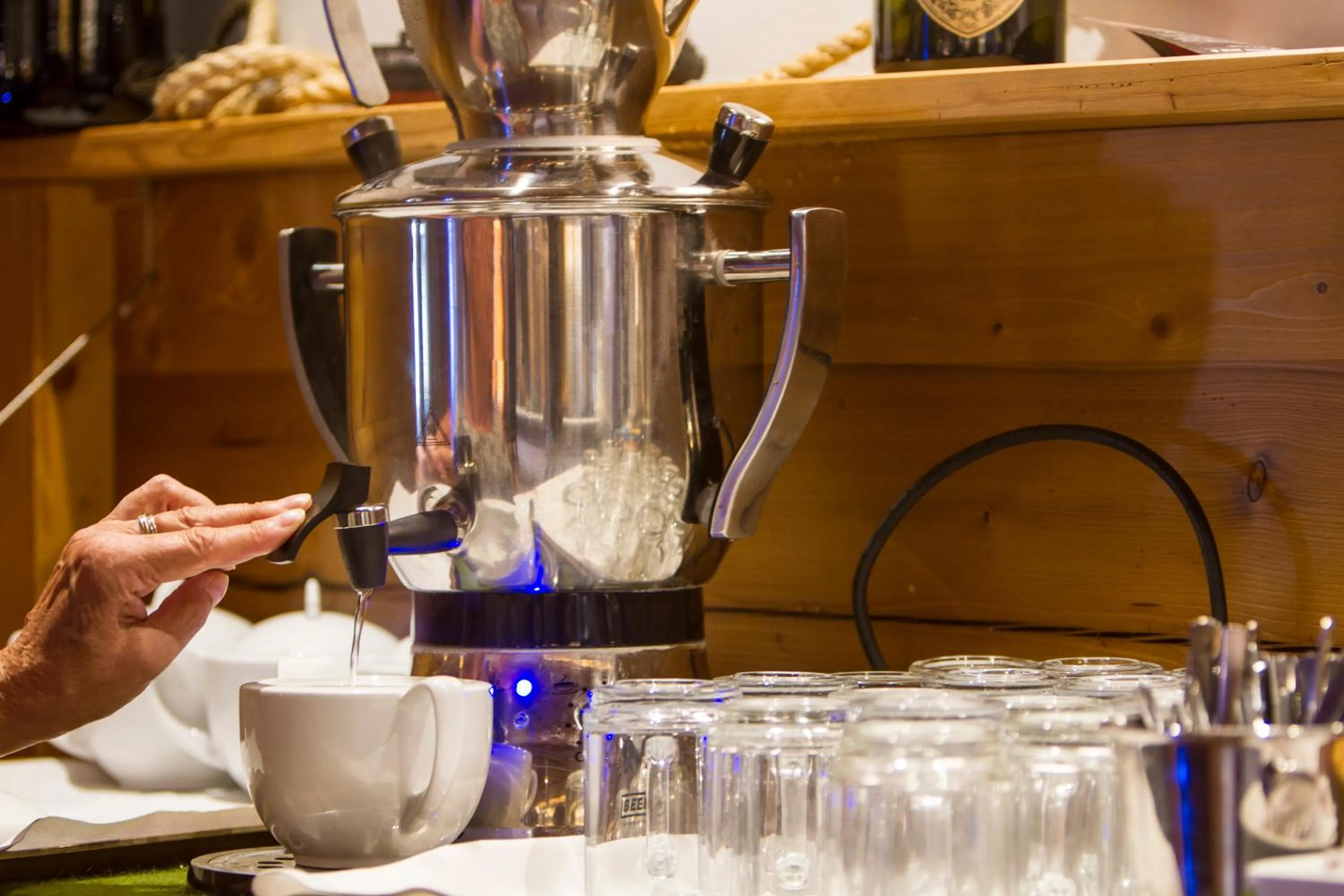 Buffet breakfast in Hotel Seehof