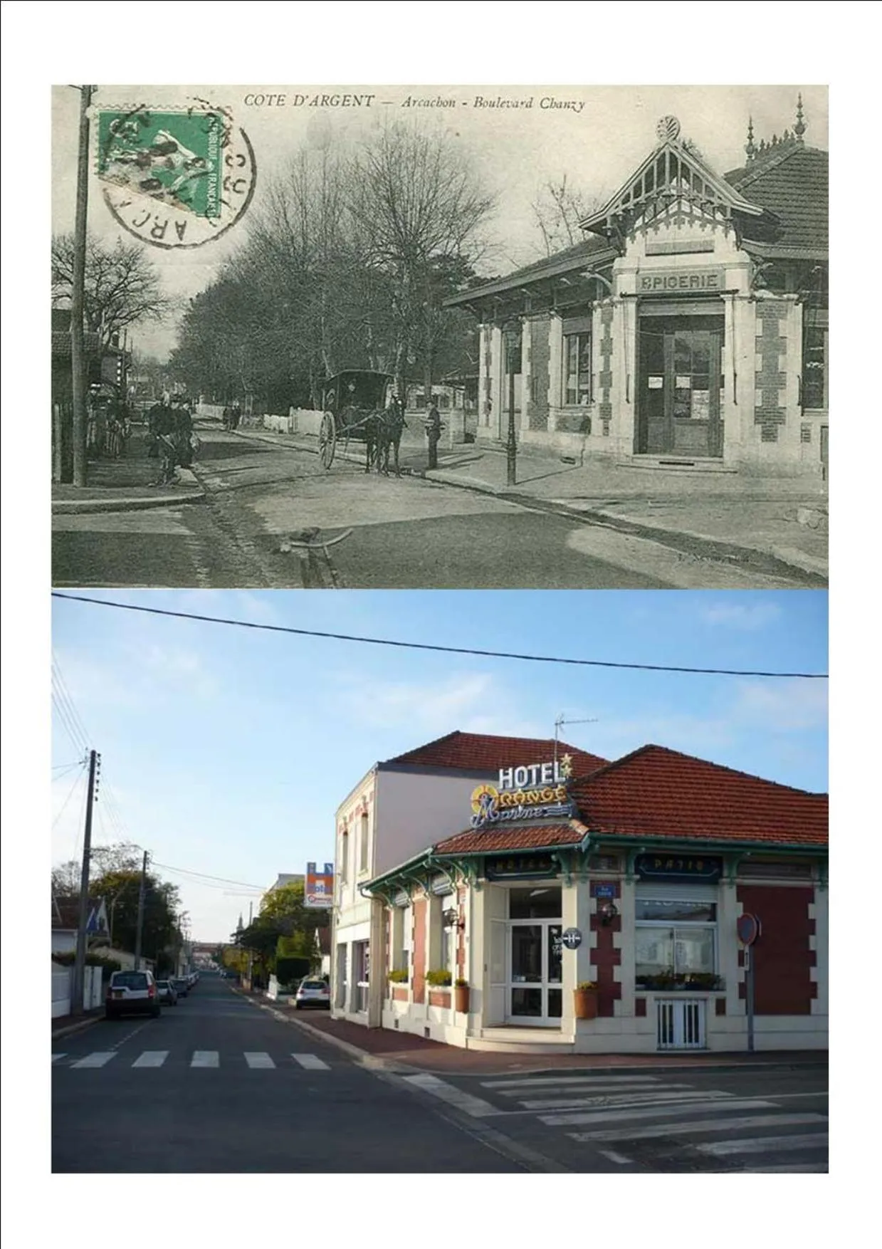 Facade/entrance in Hôtel Orange Marine
