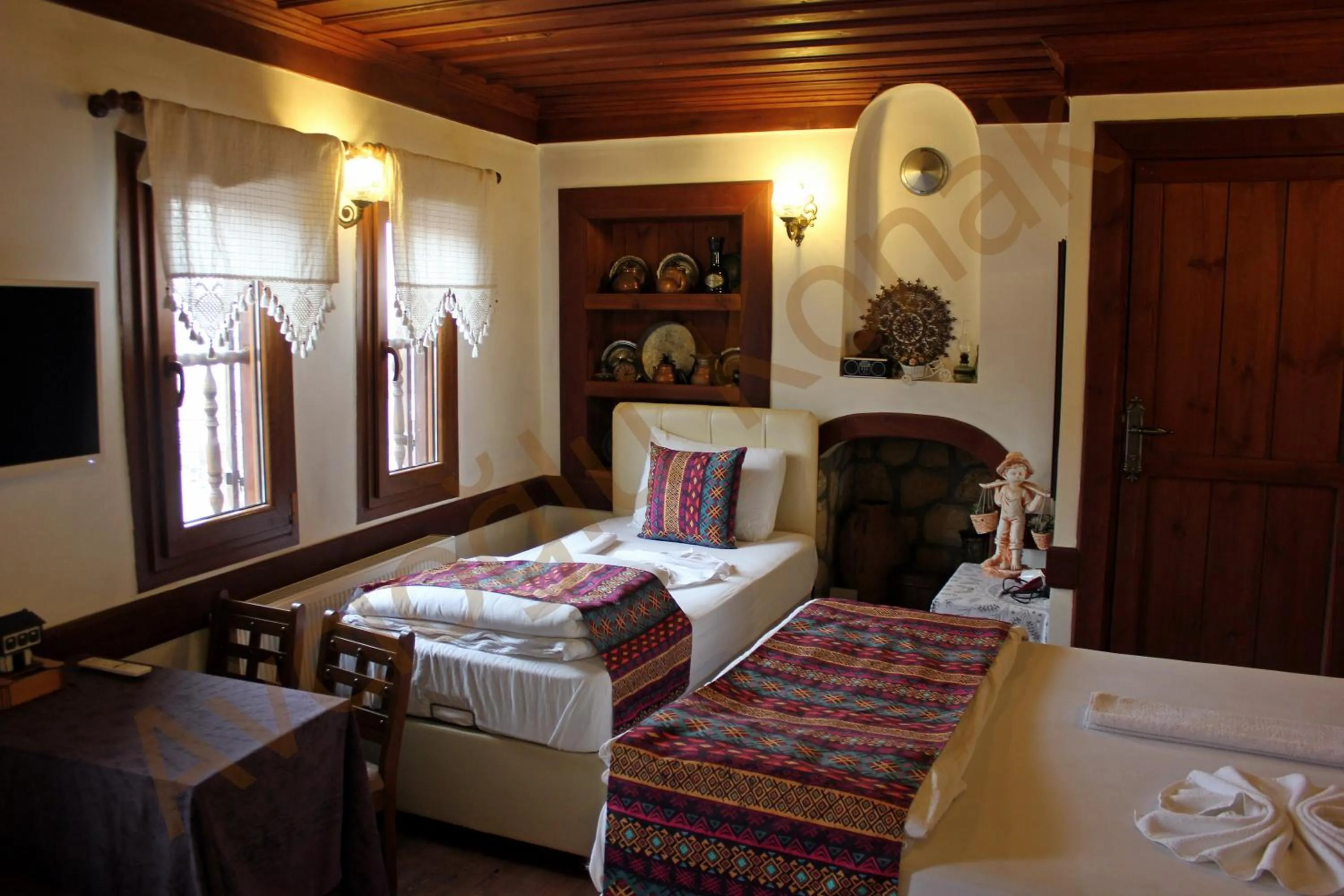 Bed in Avcıoğlu Konak Otel