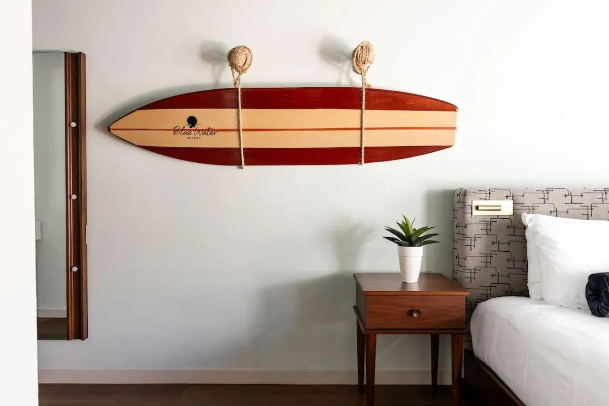 Bed in Blue Water Resort