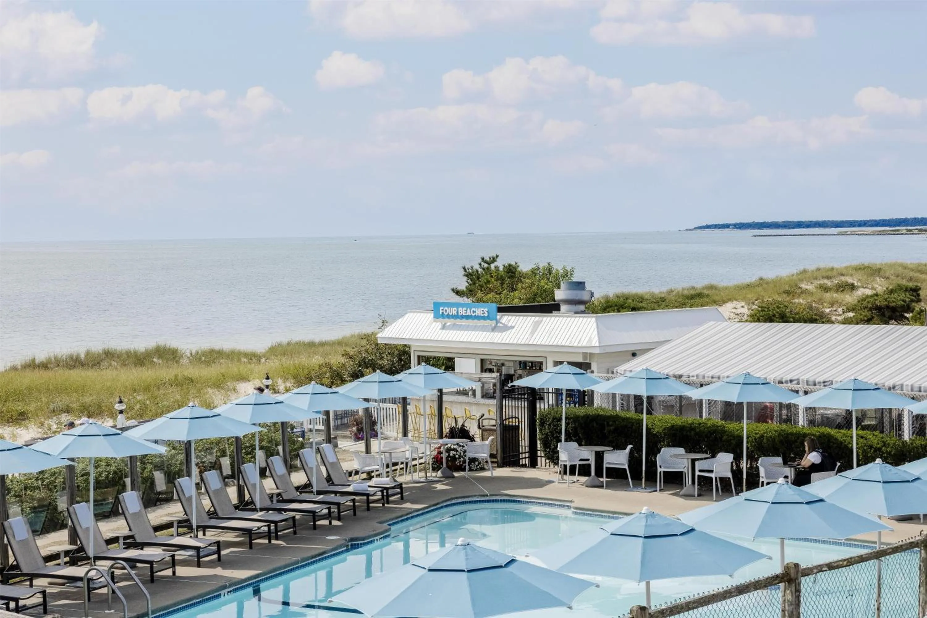 Pool view in Blue Water Resort