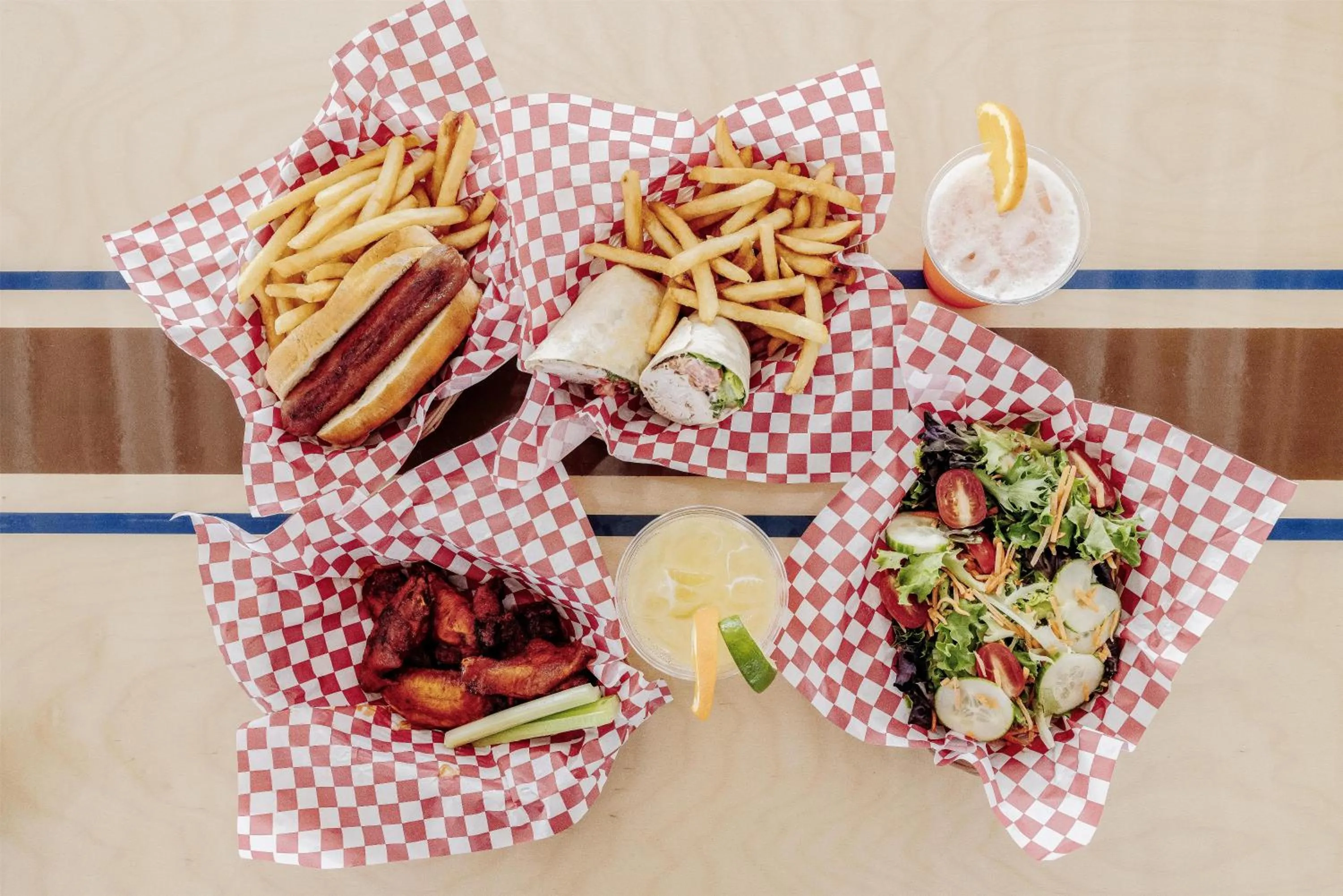 Food and drinks in Blue Water Resort