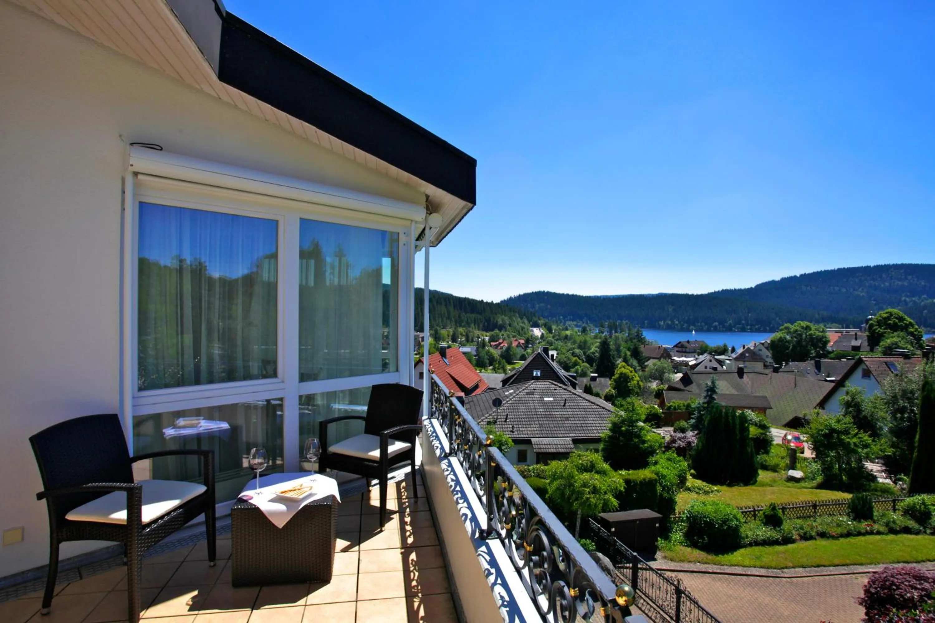 Balcony/Terrace in Parkhotel Flora am Schluchsee