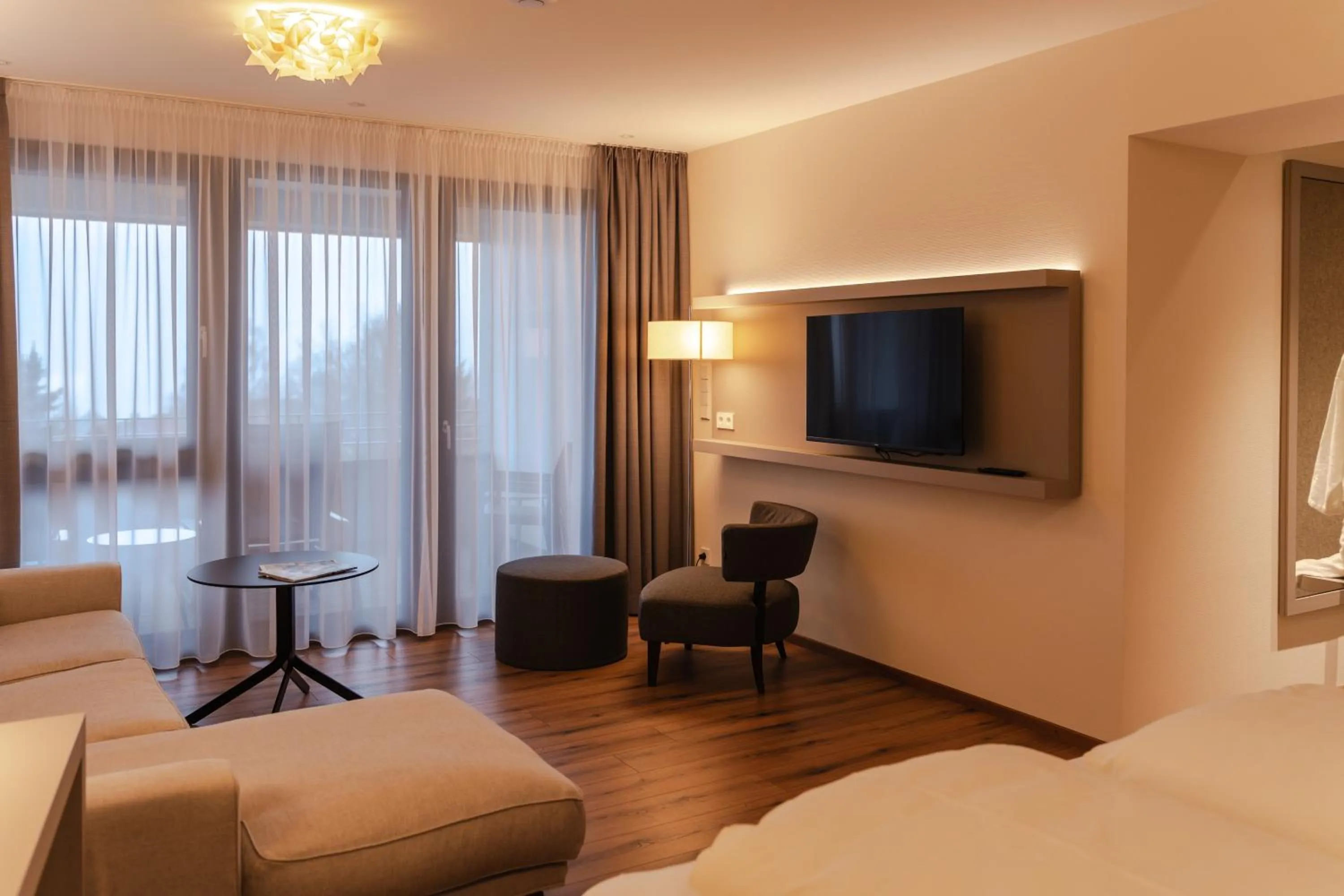 Photo of the whole room, Bed in Parkhotel Flora am Schluchsee