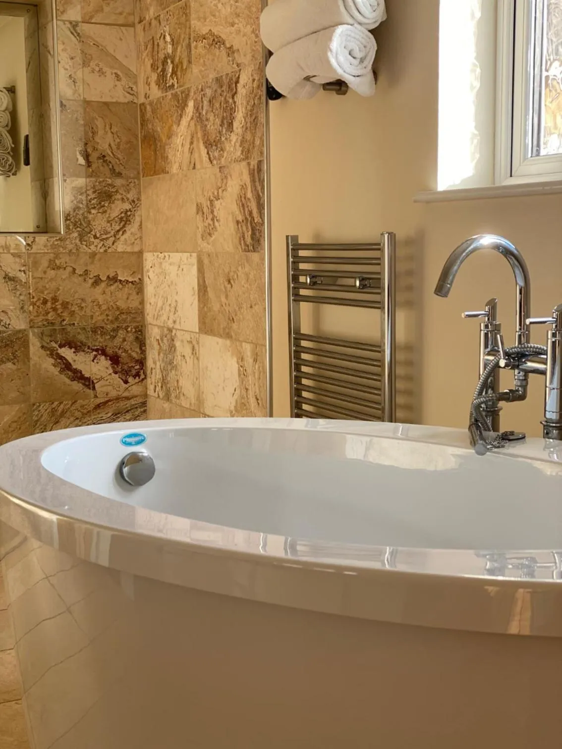 Bath in Woodhouse Farm Lodge