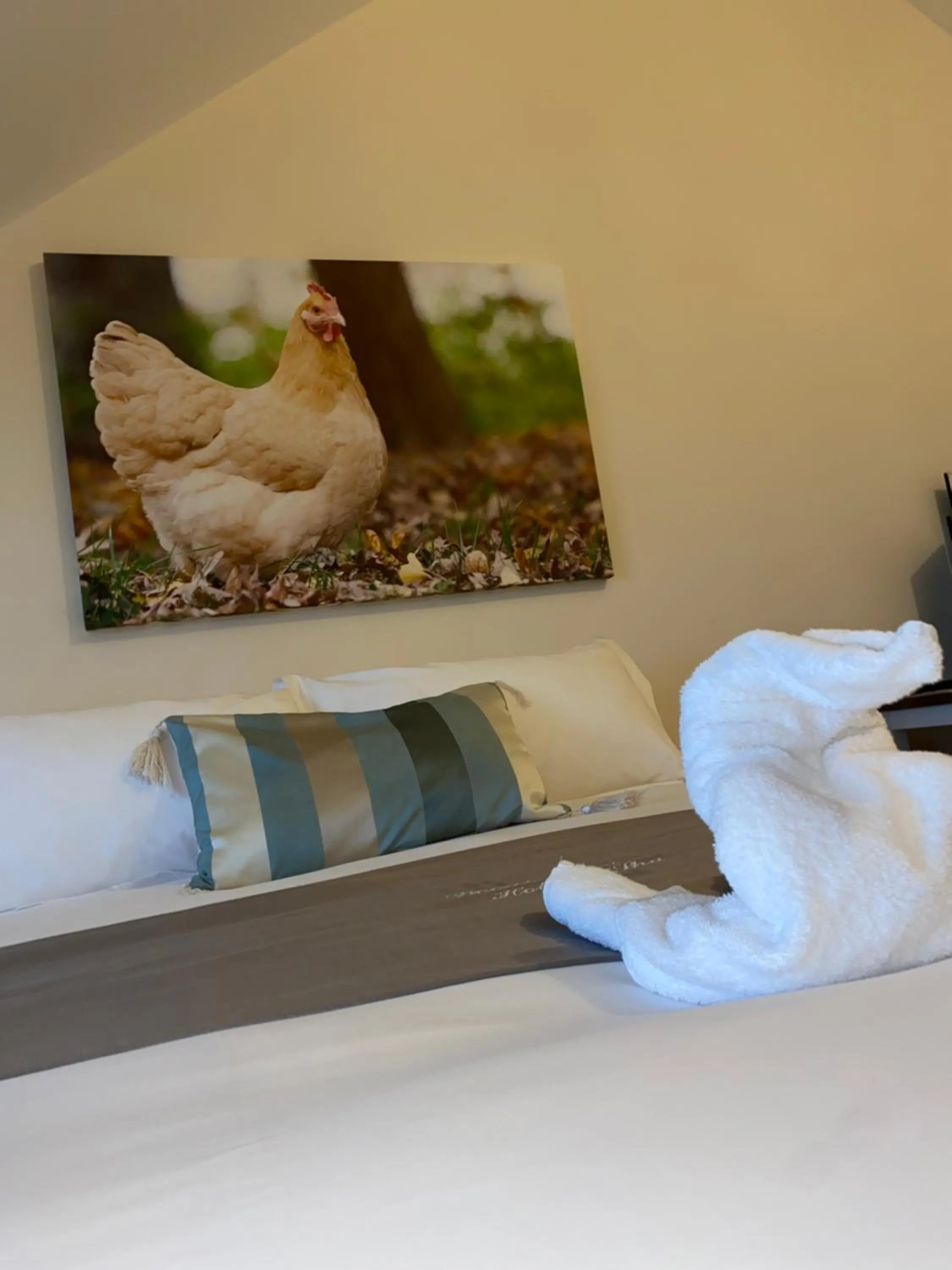 Bed in Woodhouse Farm Lodge