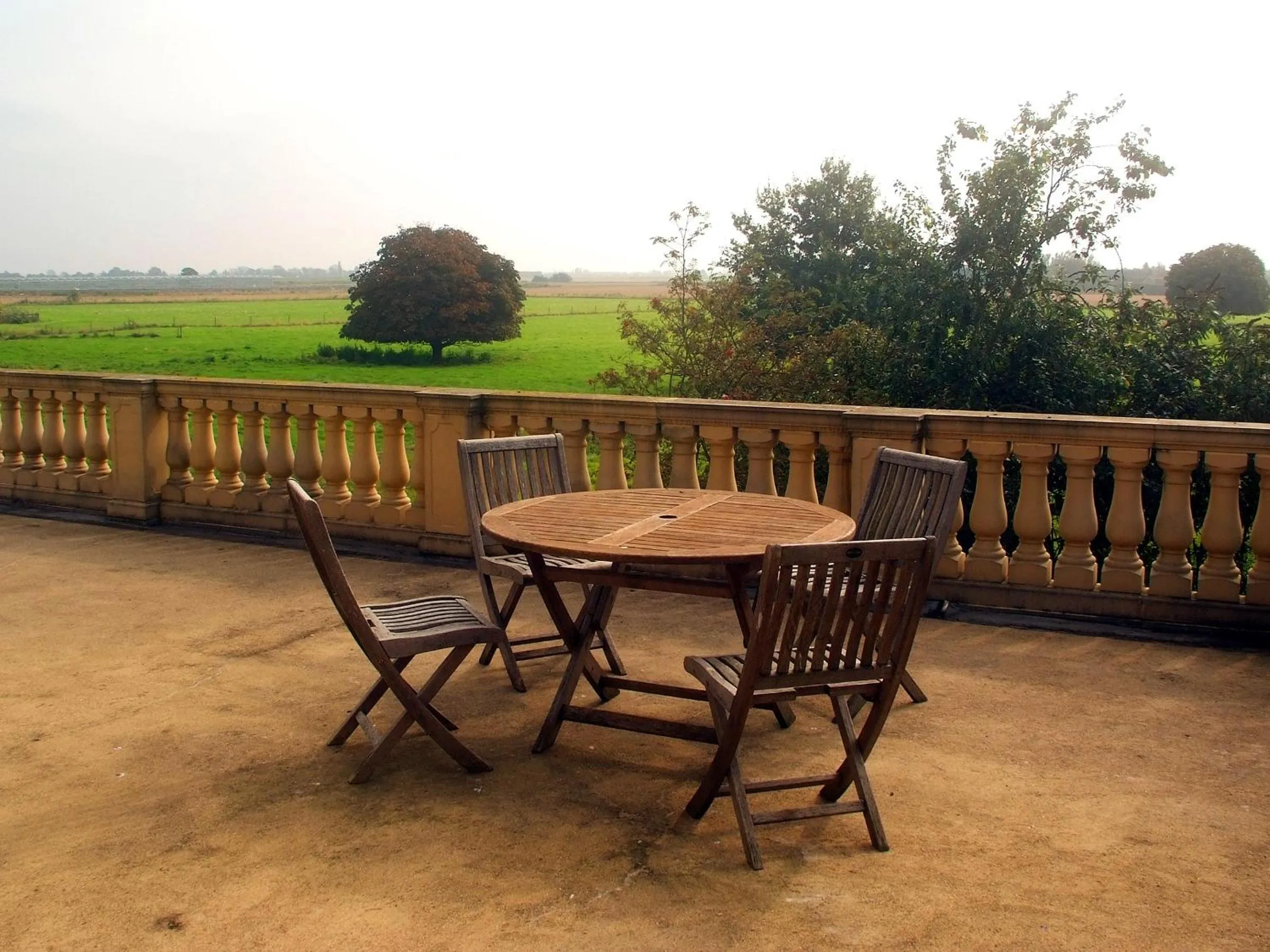 Balcony/Terrace in Woodhouse Farm Lodge