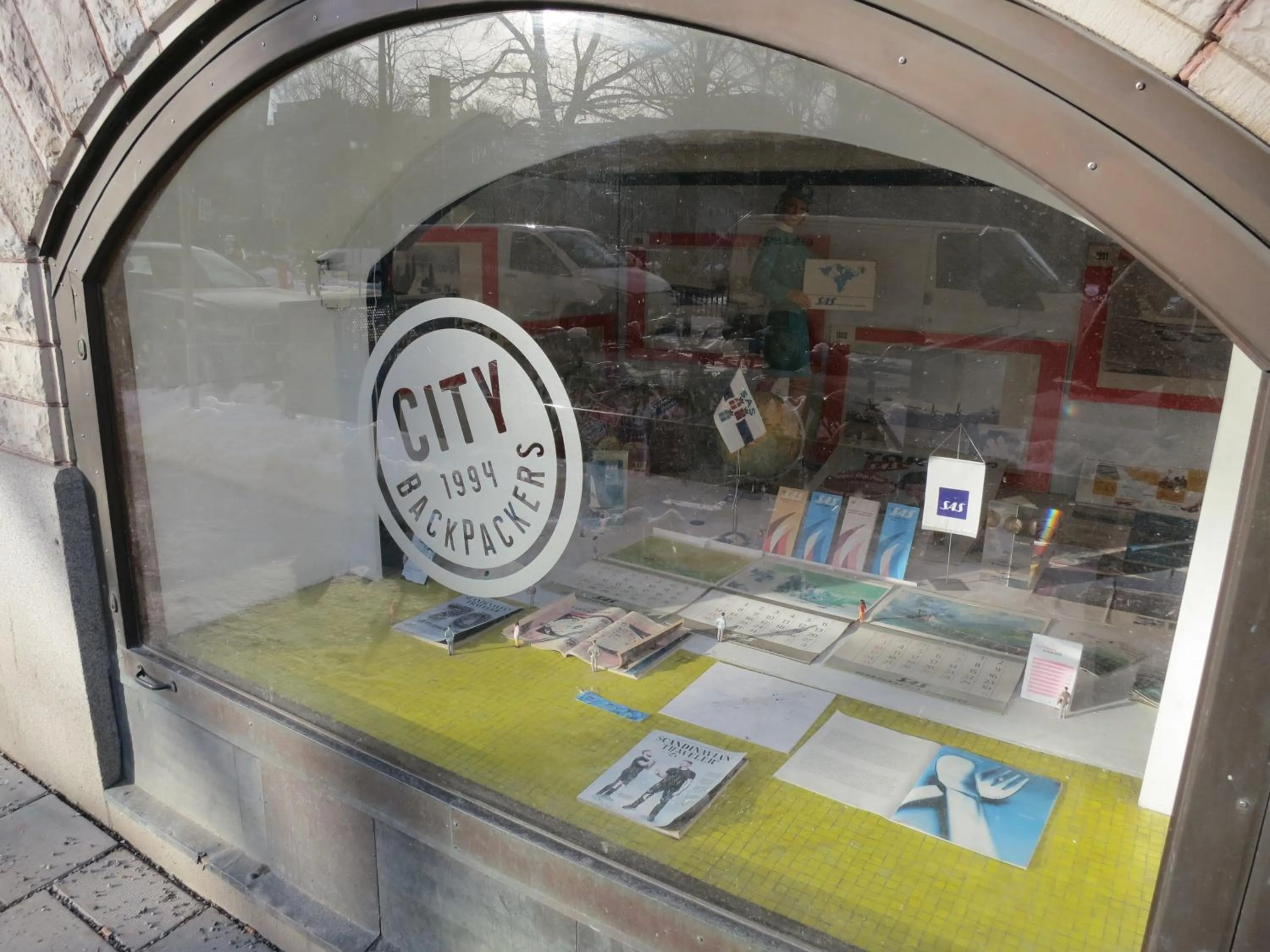 Facade/entrance in City Backpackers Hostel