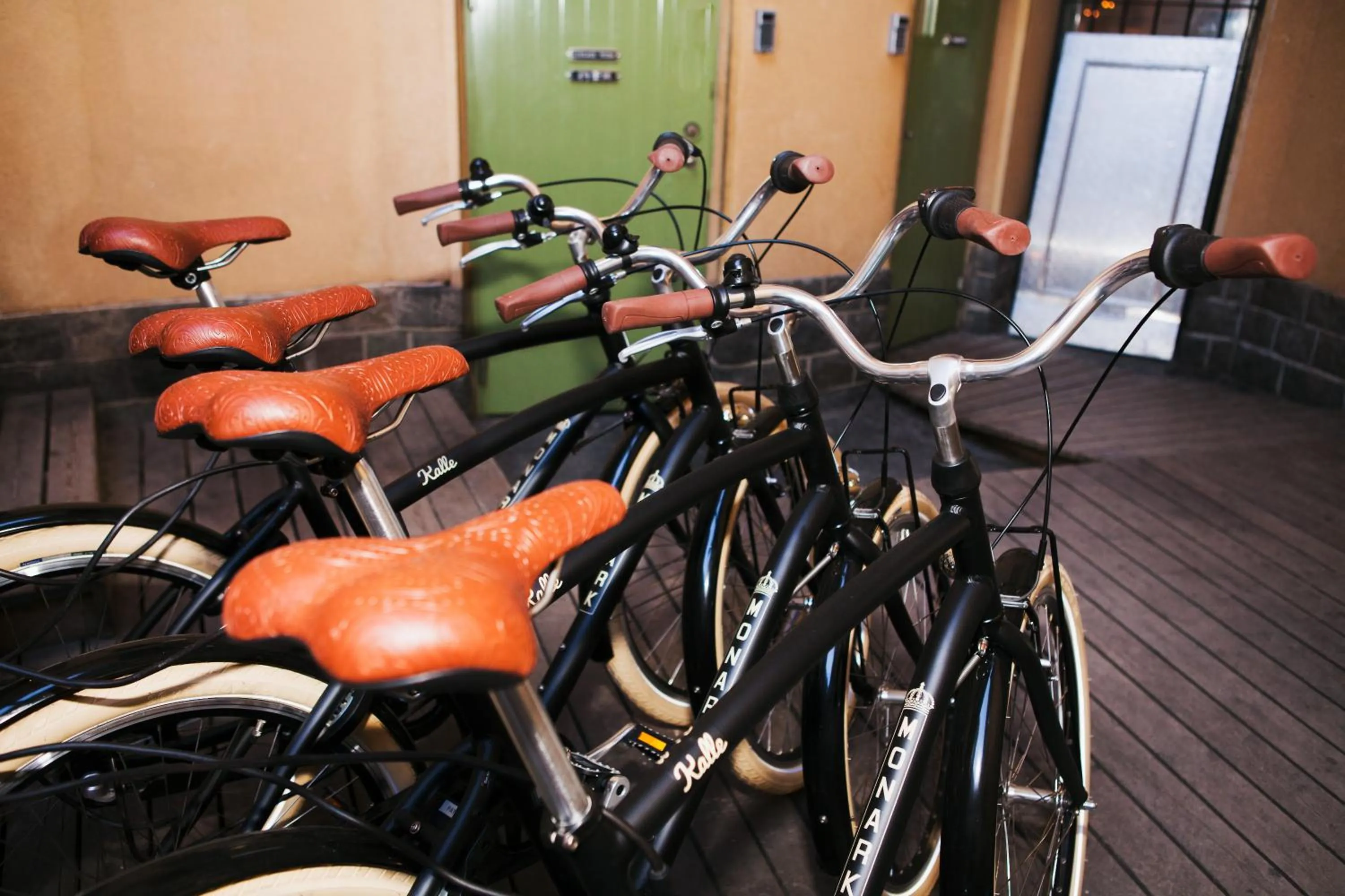 Cycling in City Backpackers Hostel