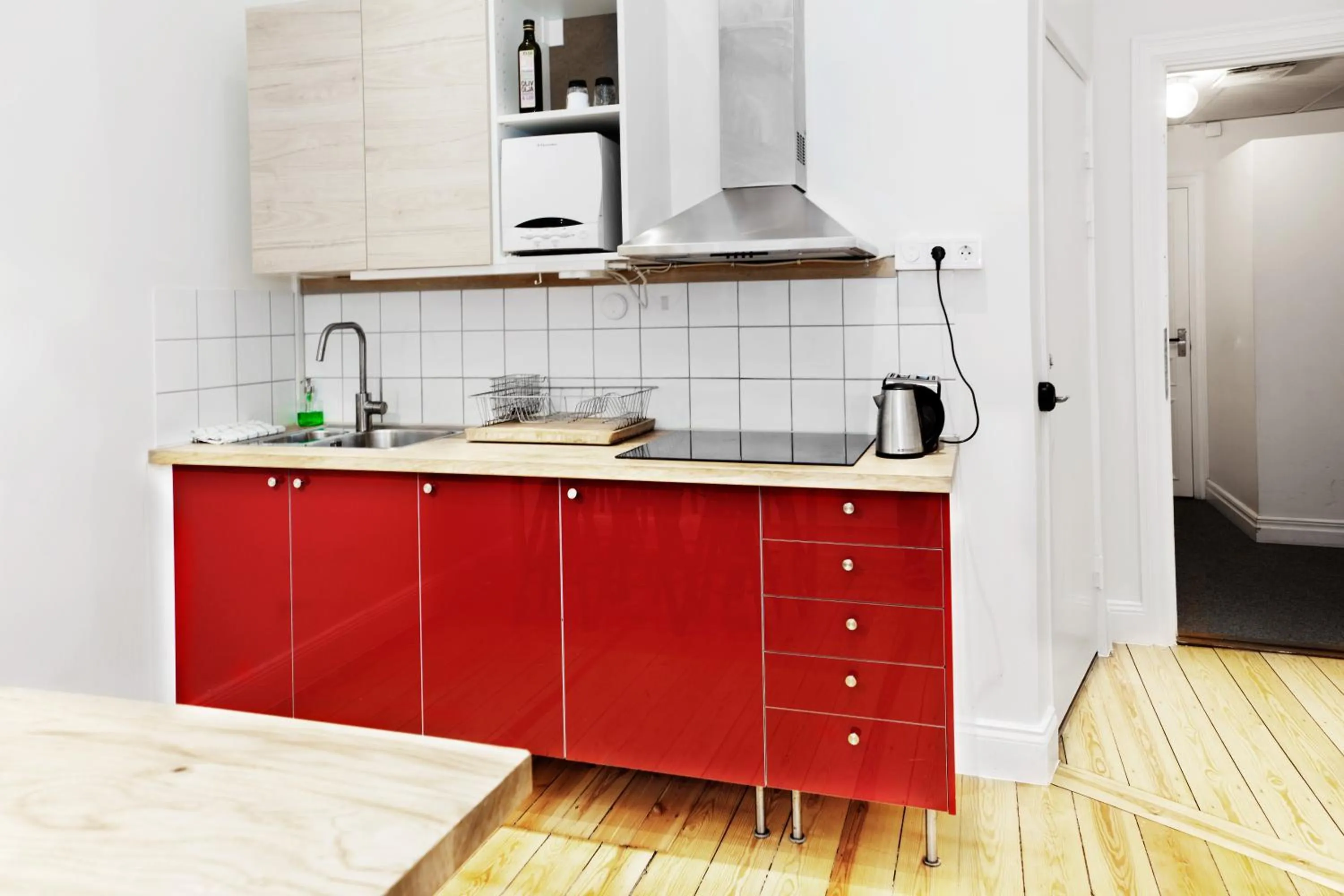 Kitchen or kitchenette in City Backpackers Hostel