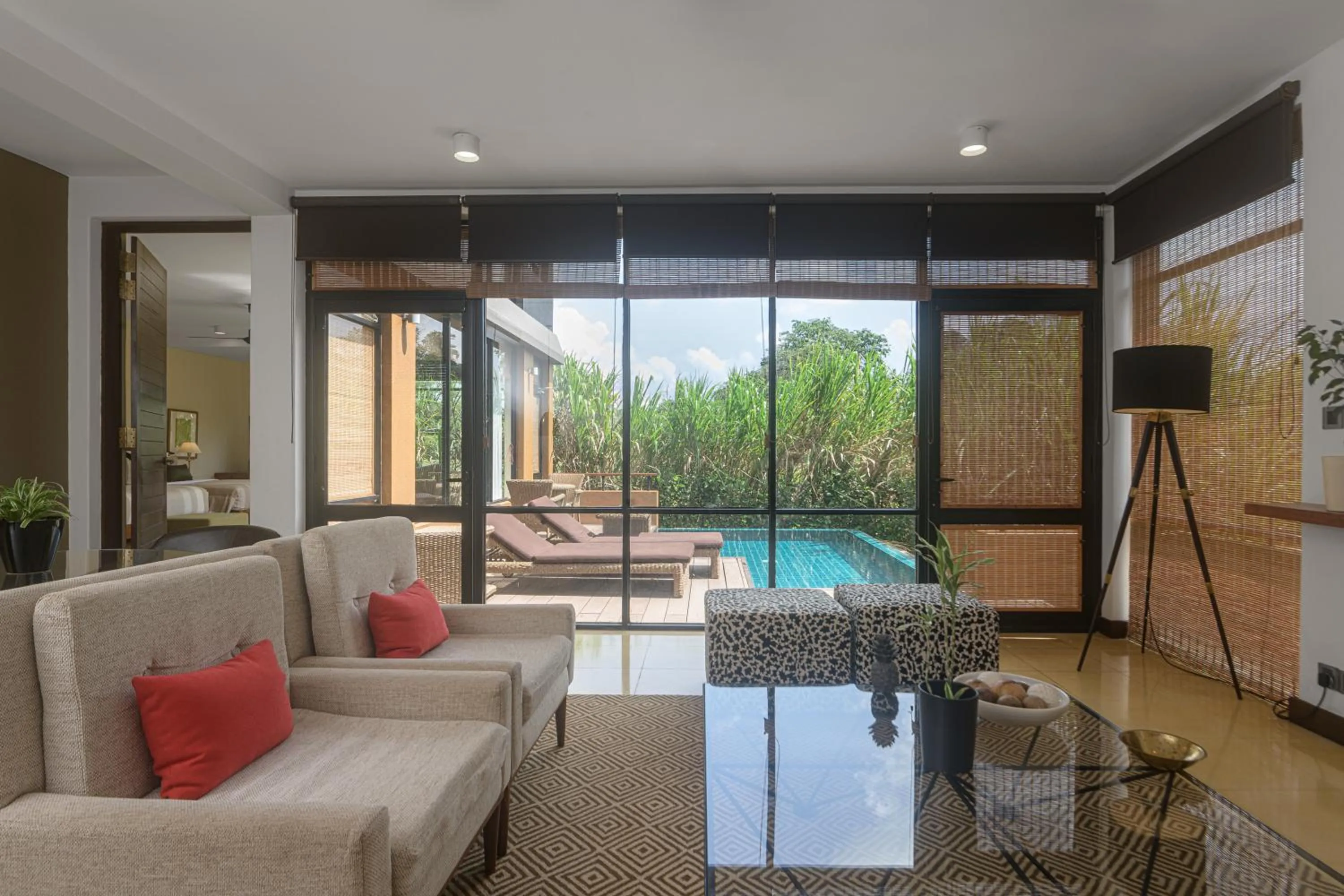 Living room in Water Garden Sigiriya
