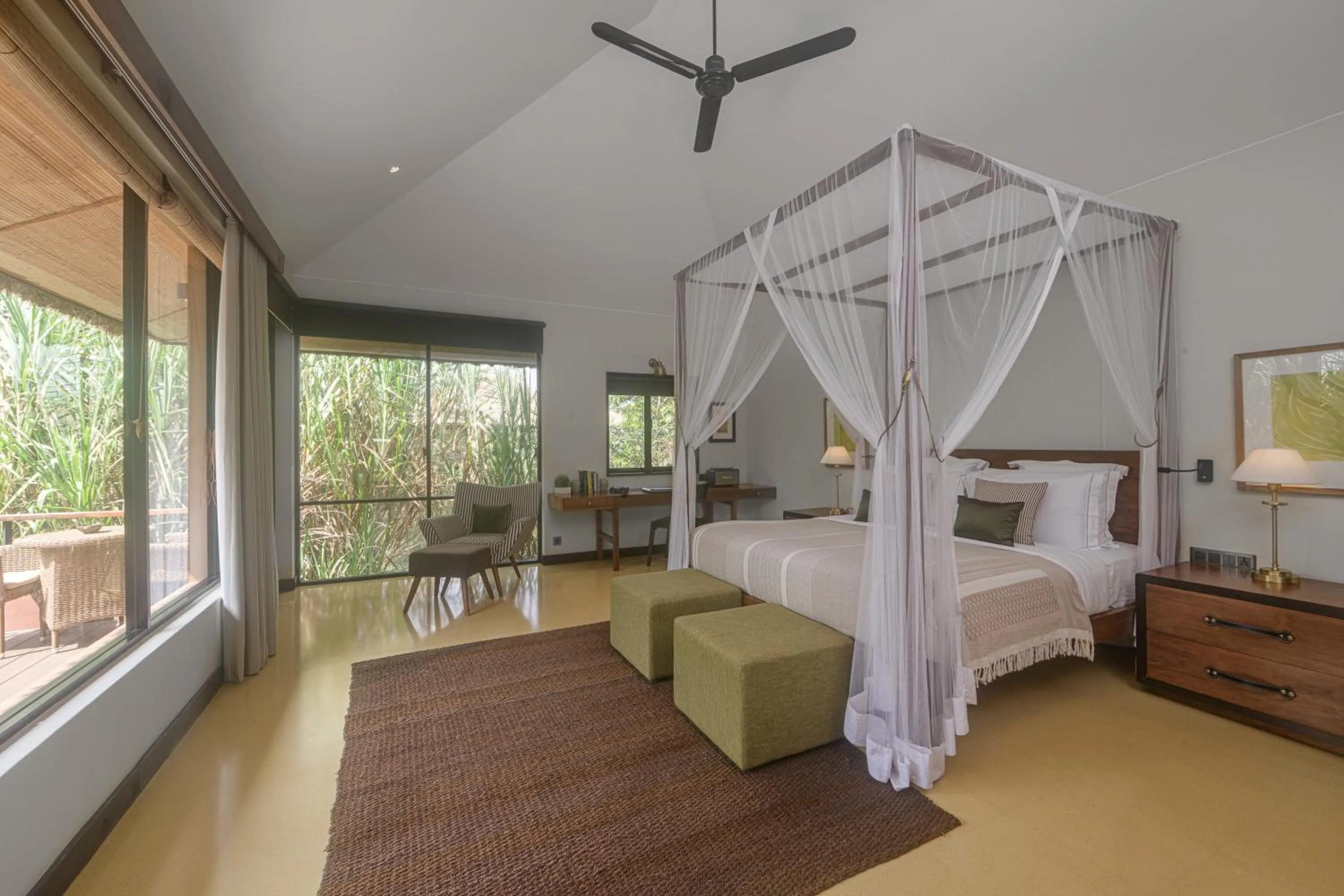 Bed in Water Garden Sigiriya