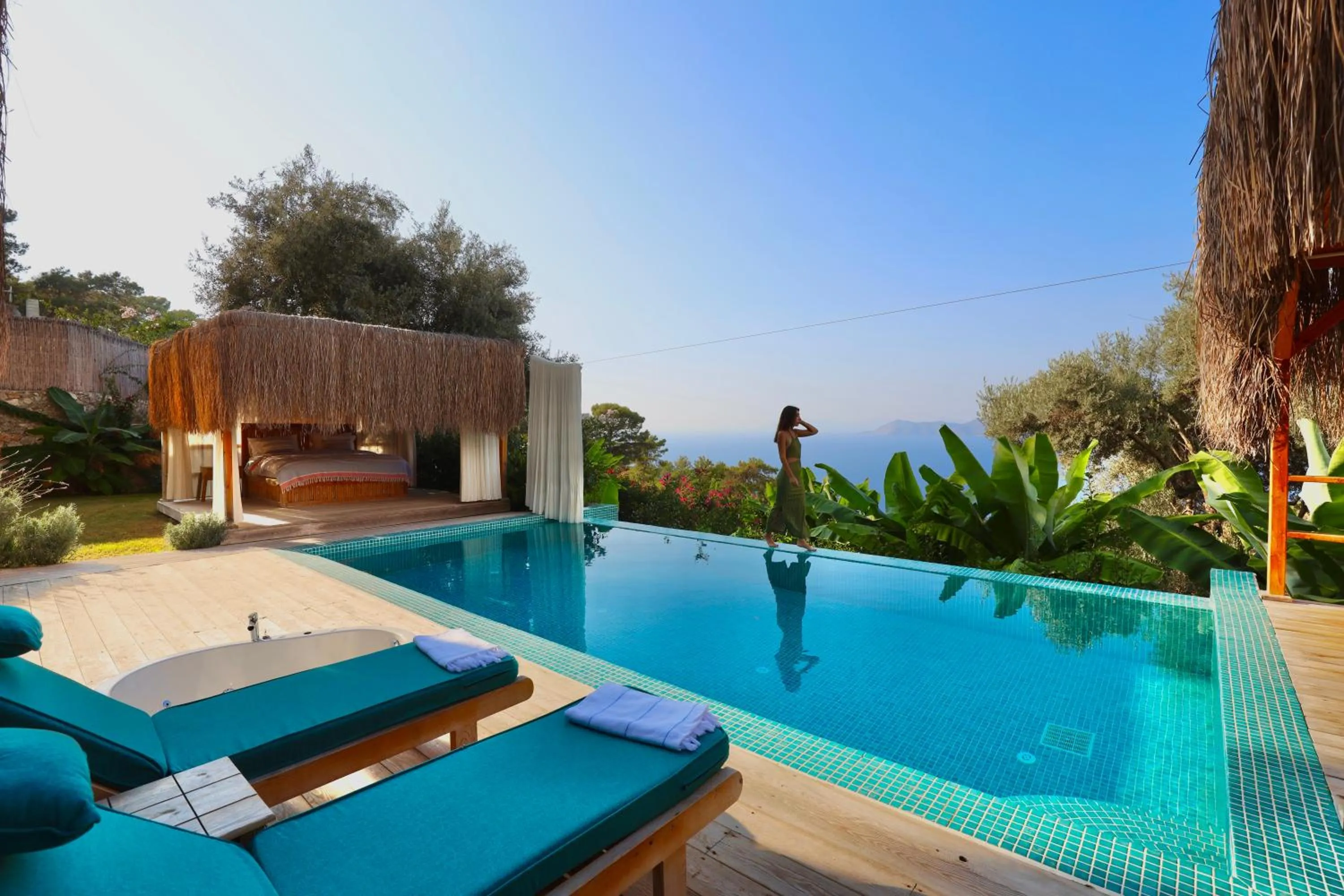 Patio in Seaview Faralya