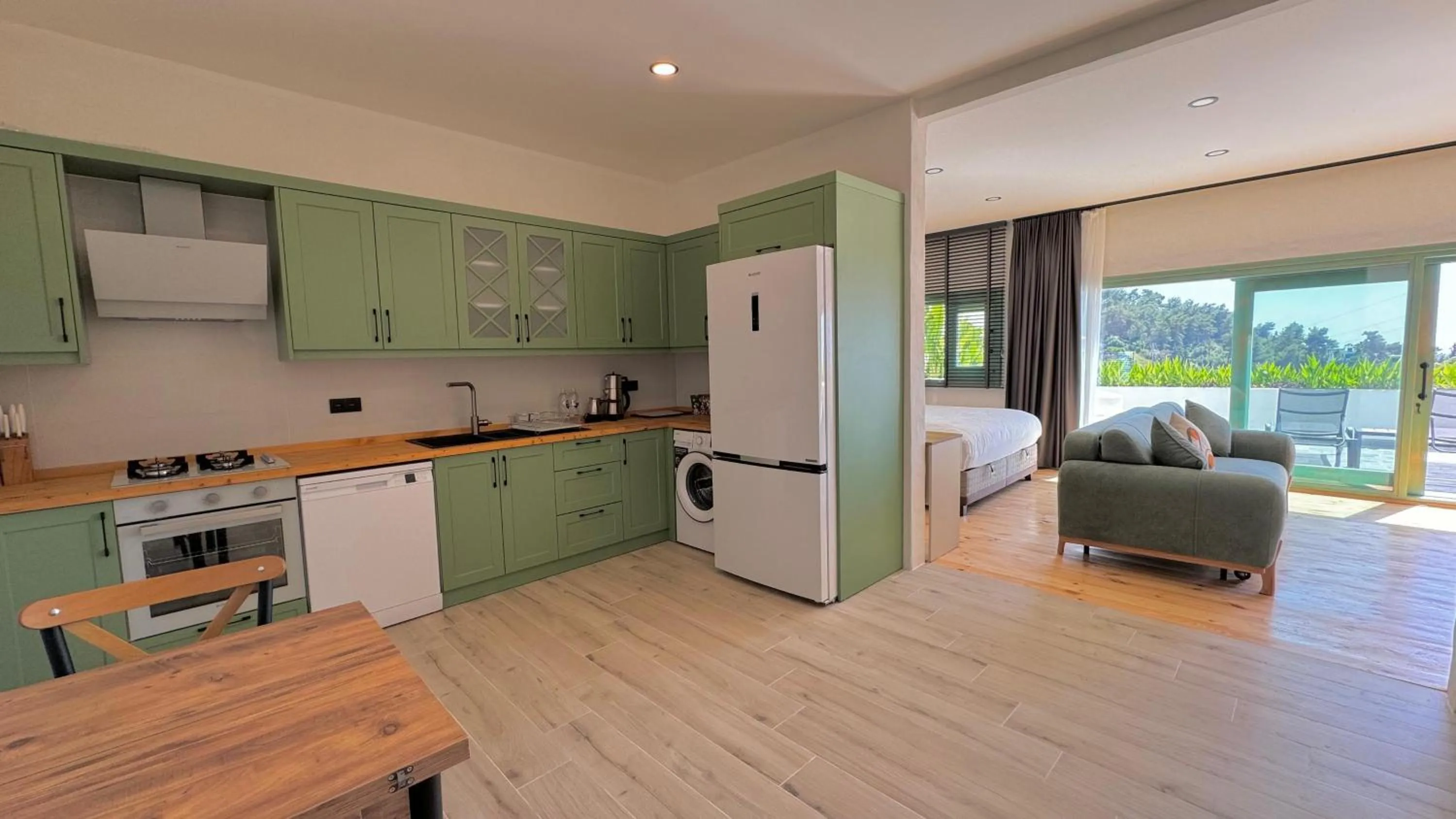 kitchen in Seaview Faralya