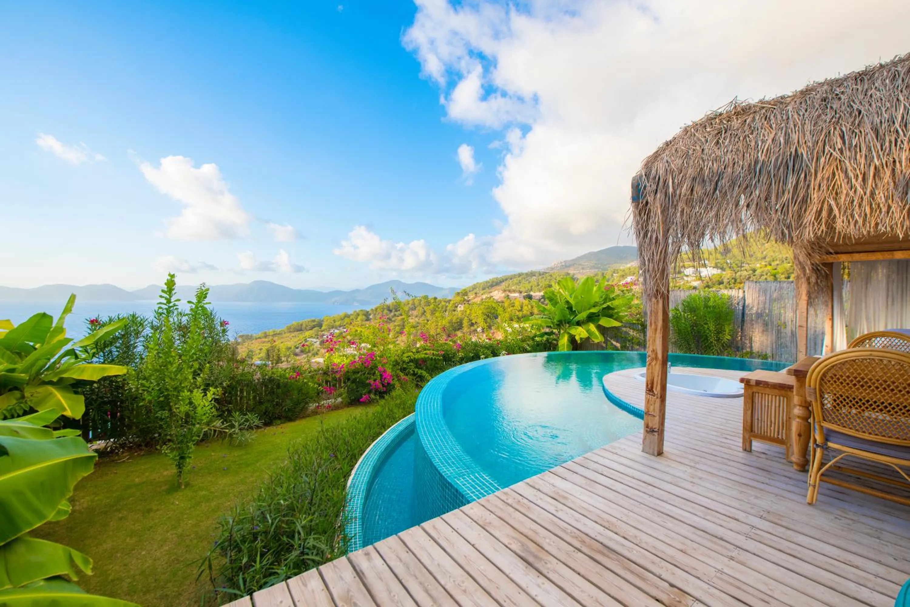 Pool view in Seaview Faralya