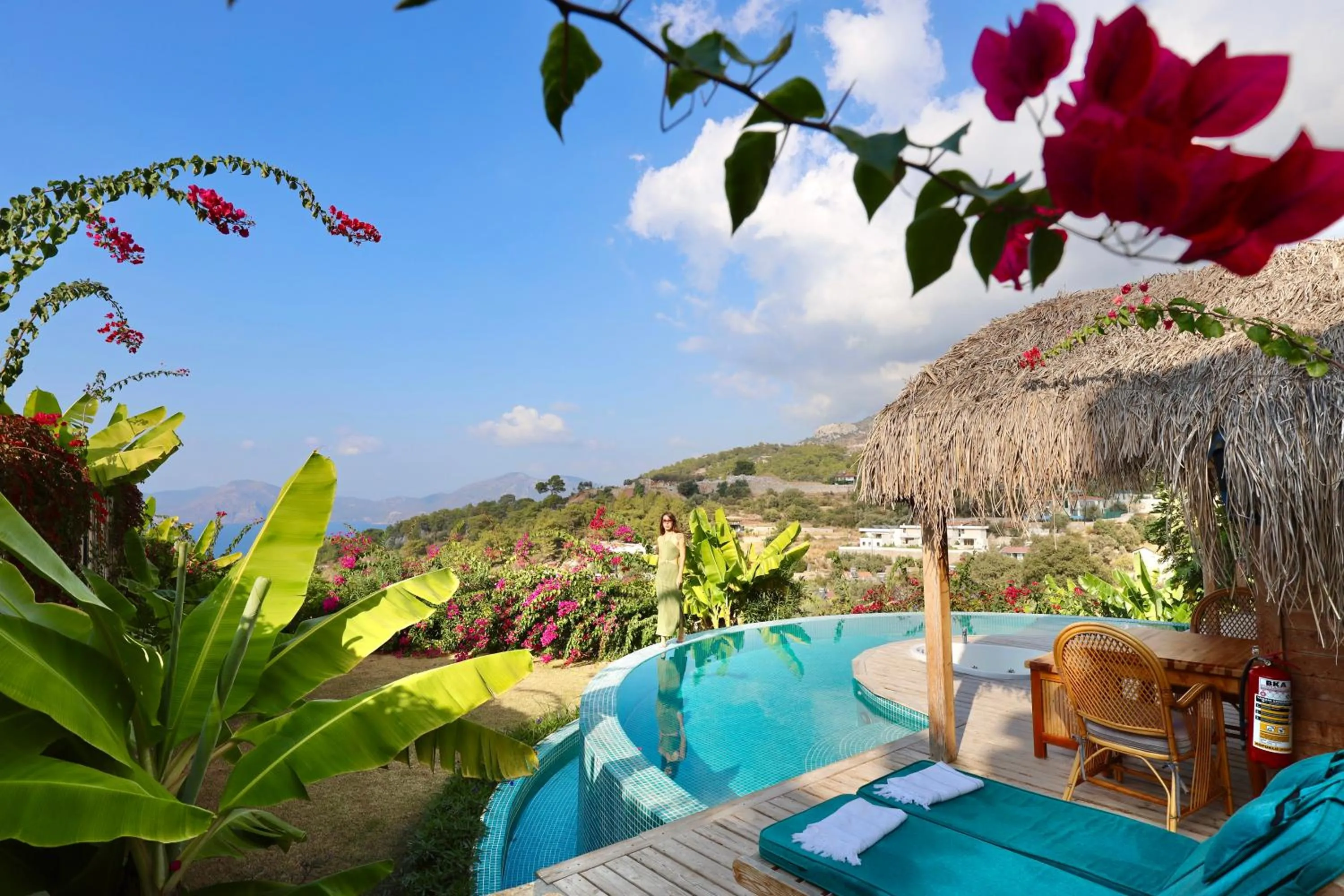 Patio in Seaview Faralya