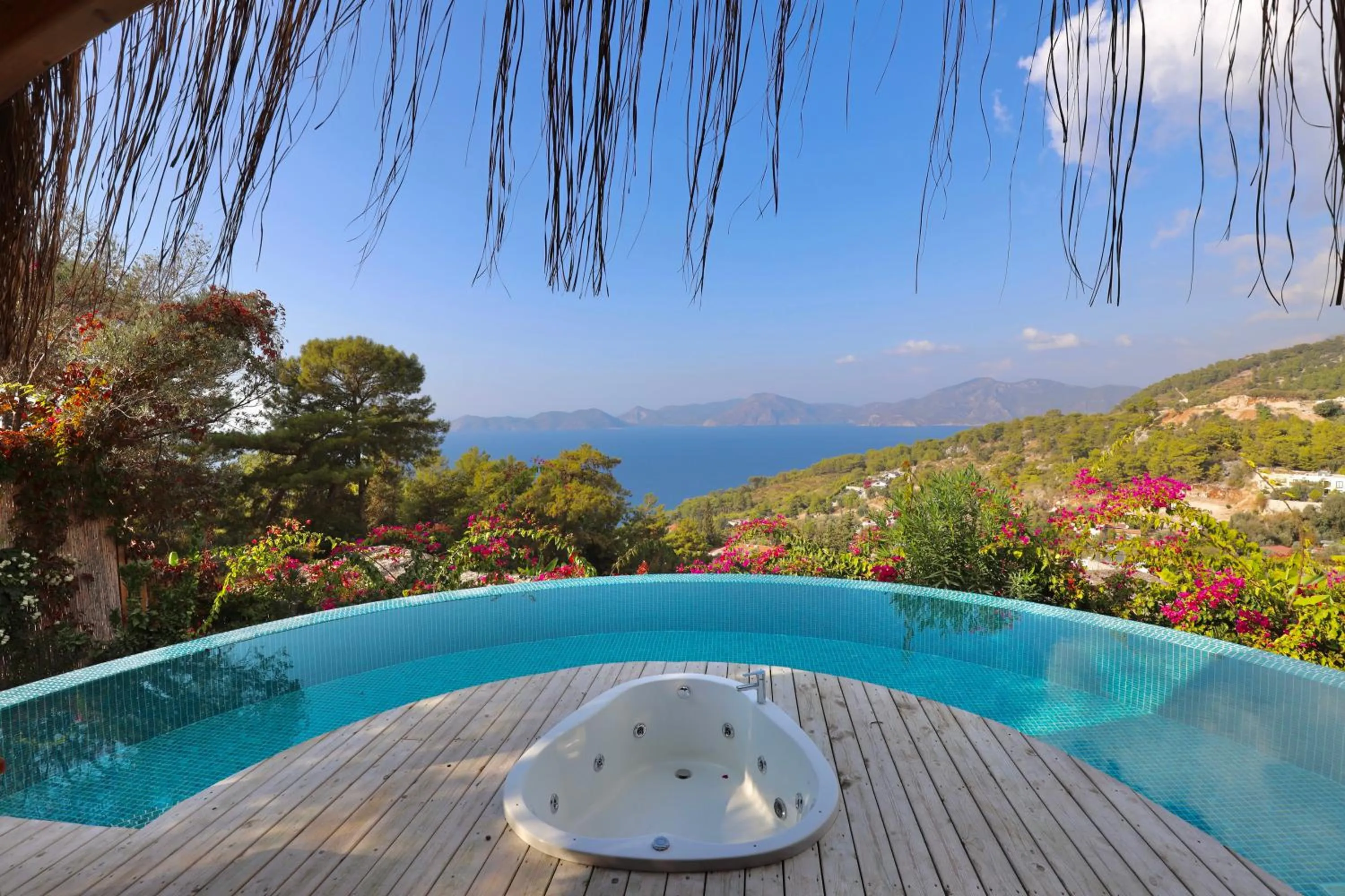 Pool view in Seaview Faralya