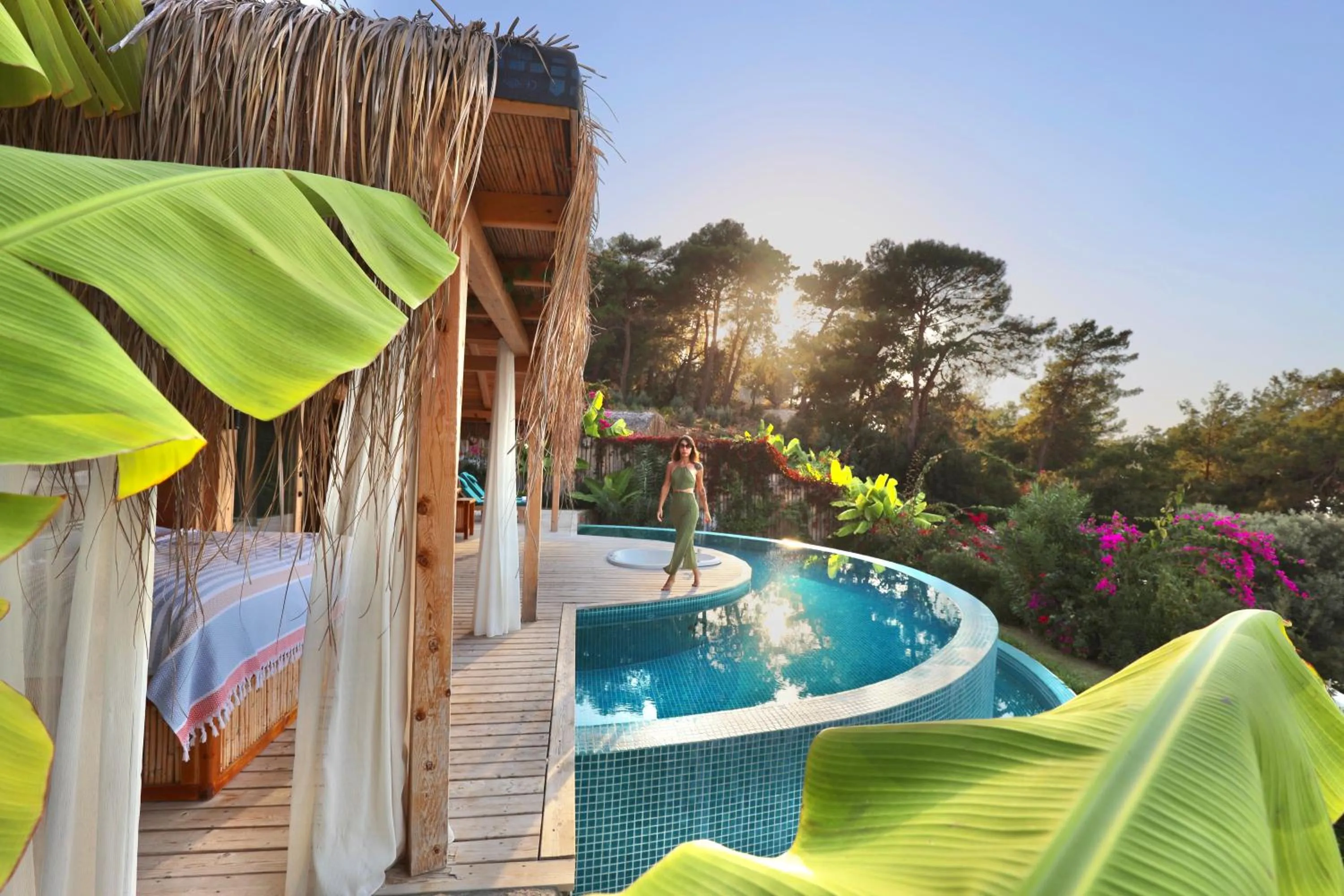 Pool view in Seaview Faralya